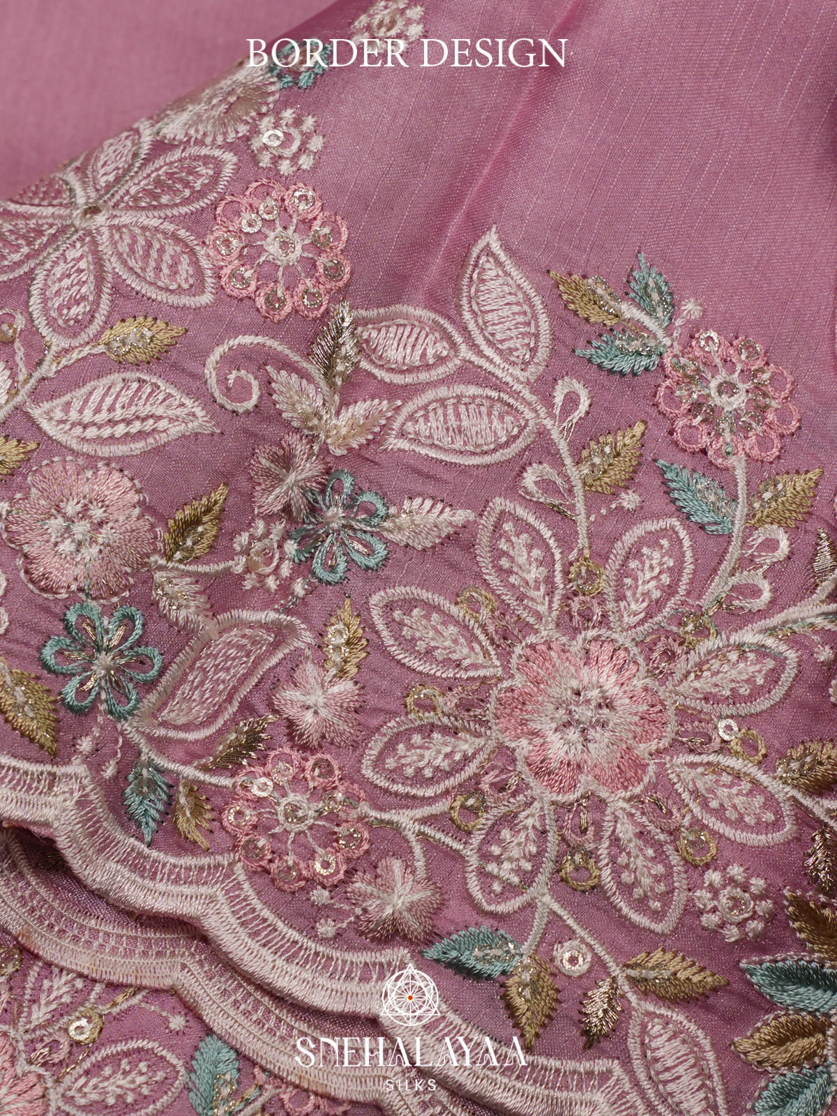 Pink Raw Silk Saree
