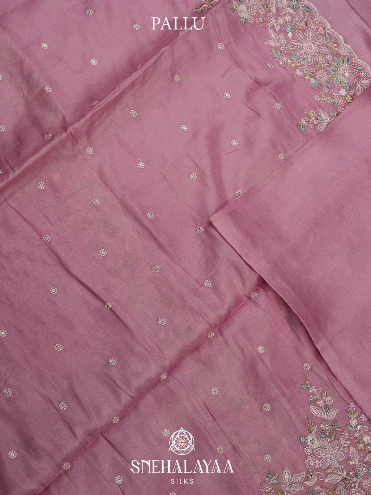 Pink Raw Silk Saree