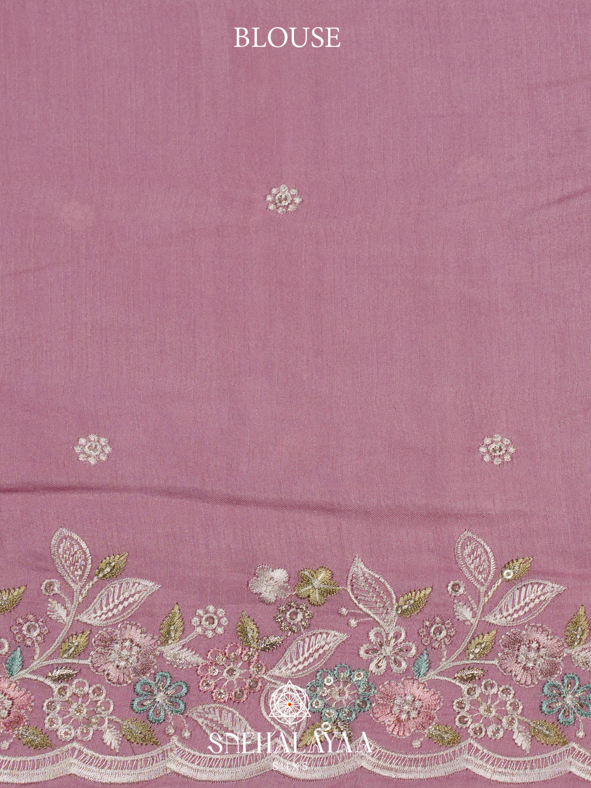 Pink Raw Silk Saree