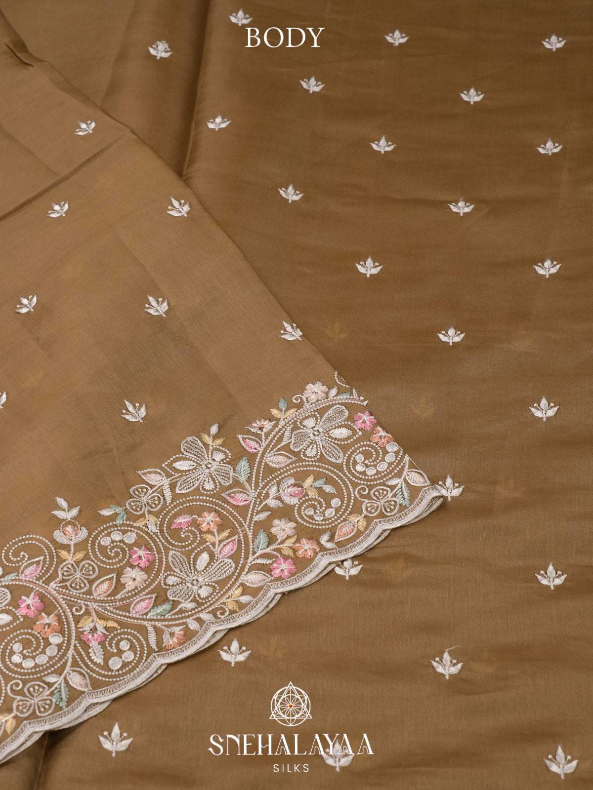 Mehadin Green Raw Silk Saree