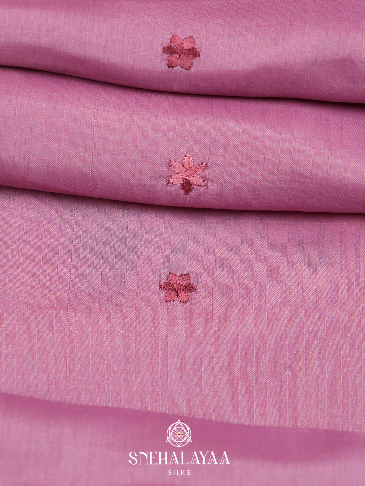 Lavender Raw Silk Saree