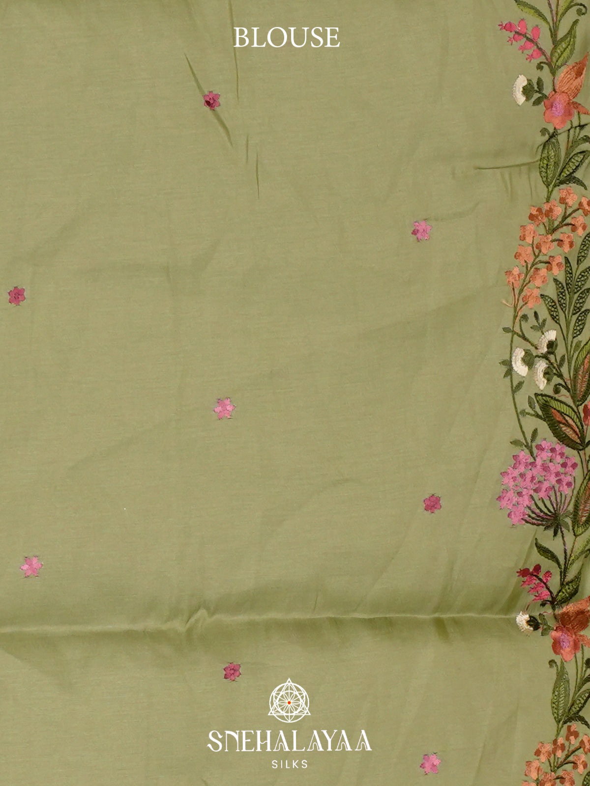 Pista Green Raw Silk Saree