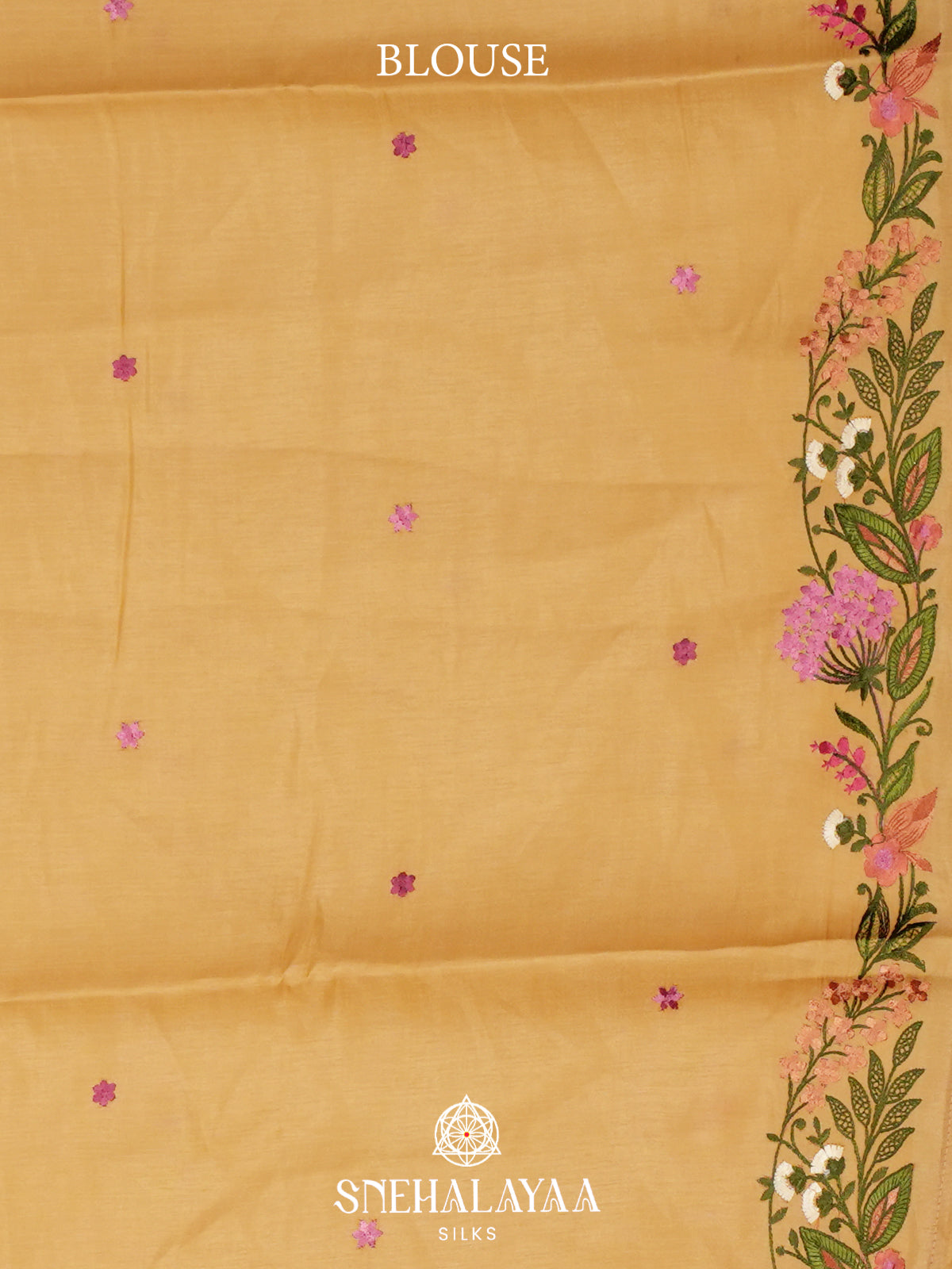 Yellow Raw Silk Saree