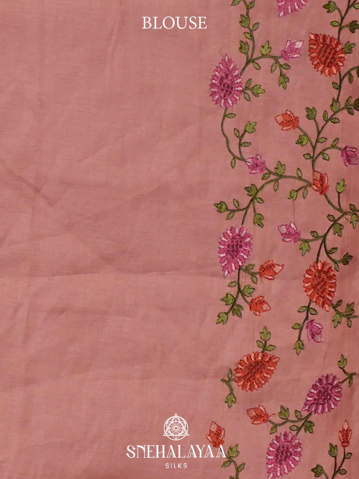 Blue Raw Silk Saree