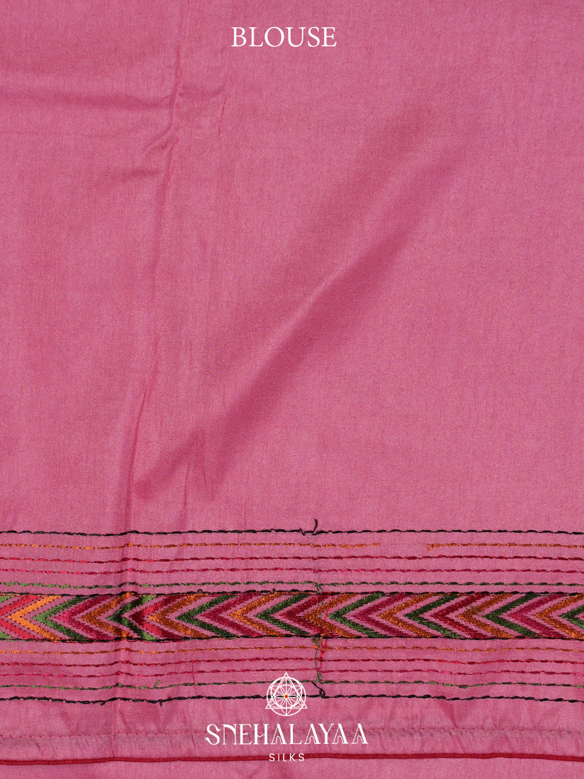 Pink Raw Silk Saree