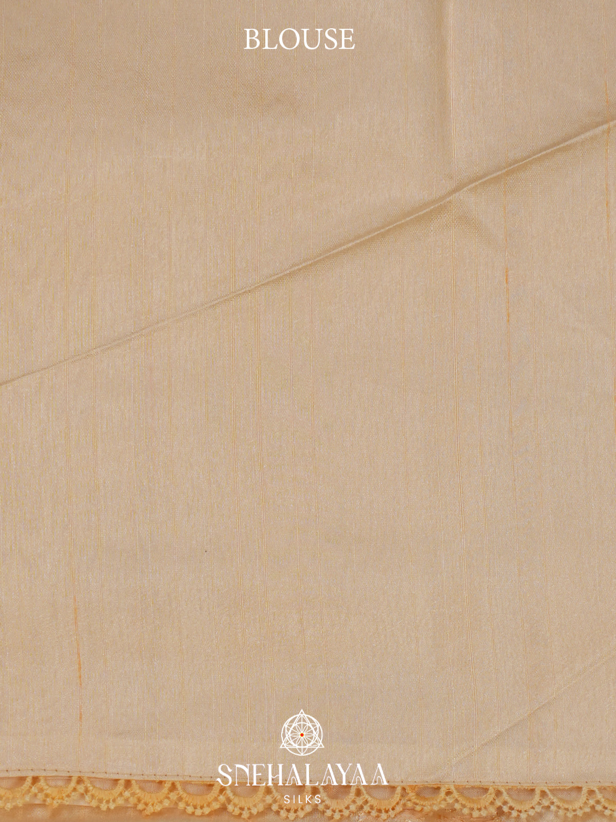Cream Raw Silk Saree