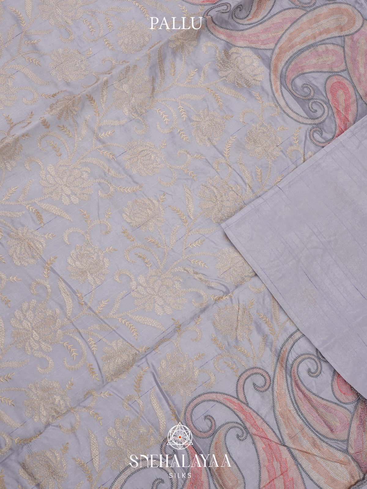 Lilac Raw Silk Saree