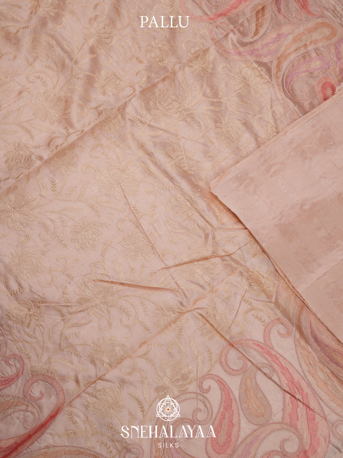 Cream Raw Silk Saree