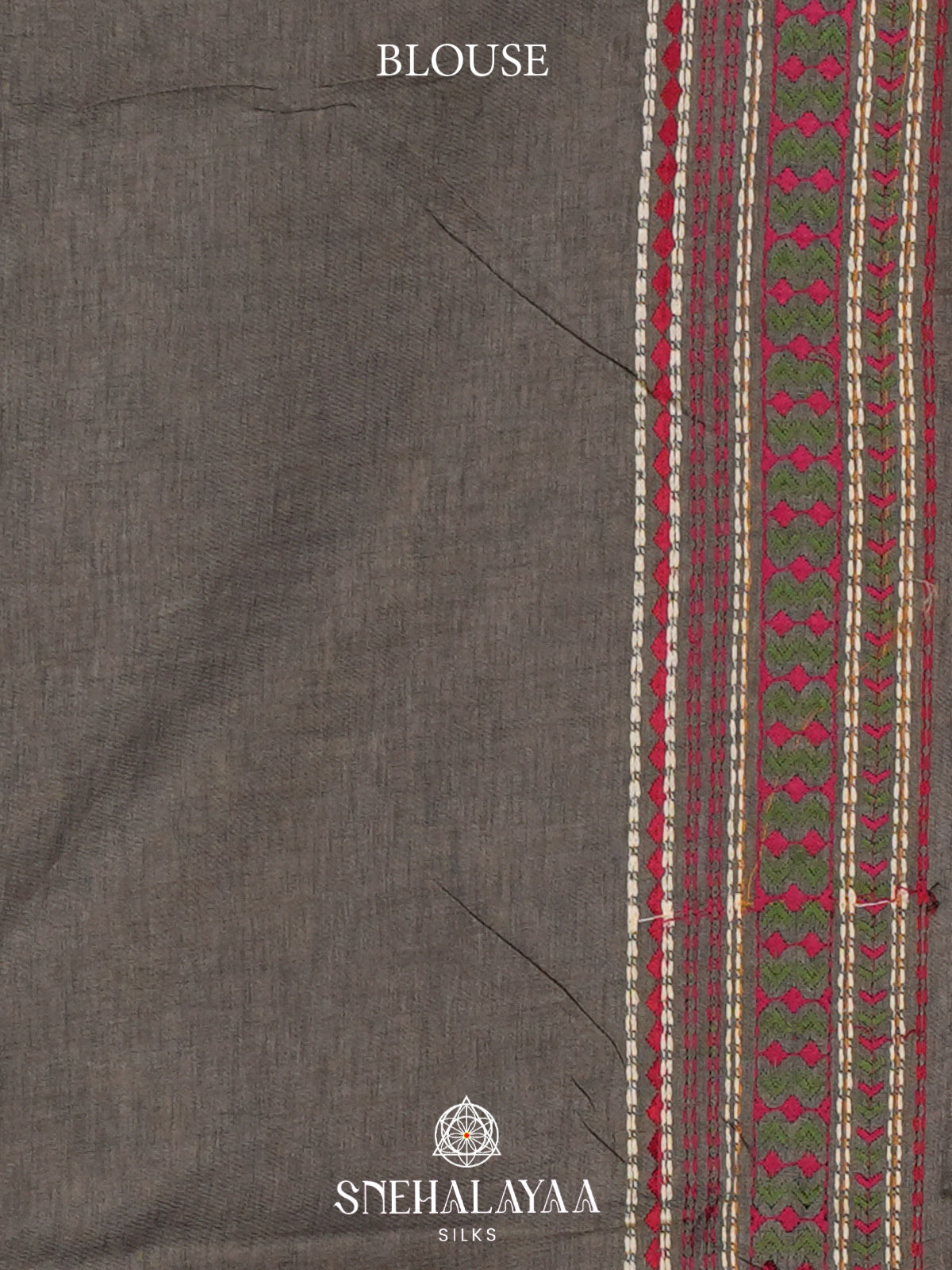Grey Tussar Saree