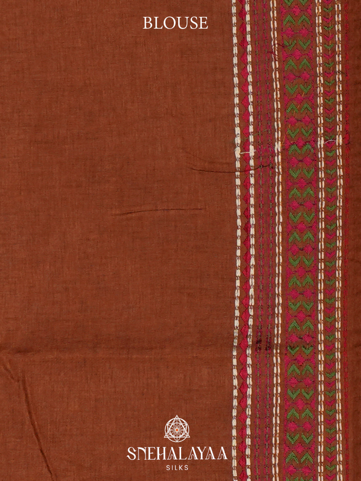 Brown Tussar Saree