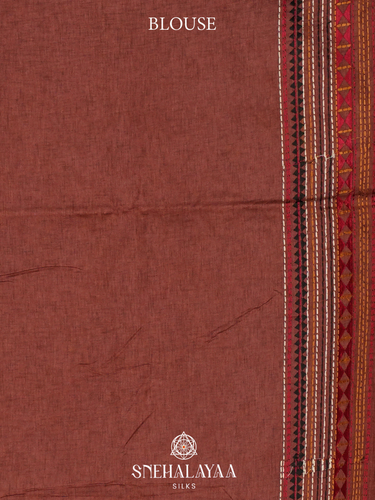Maroon Tussar Saree
