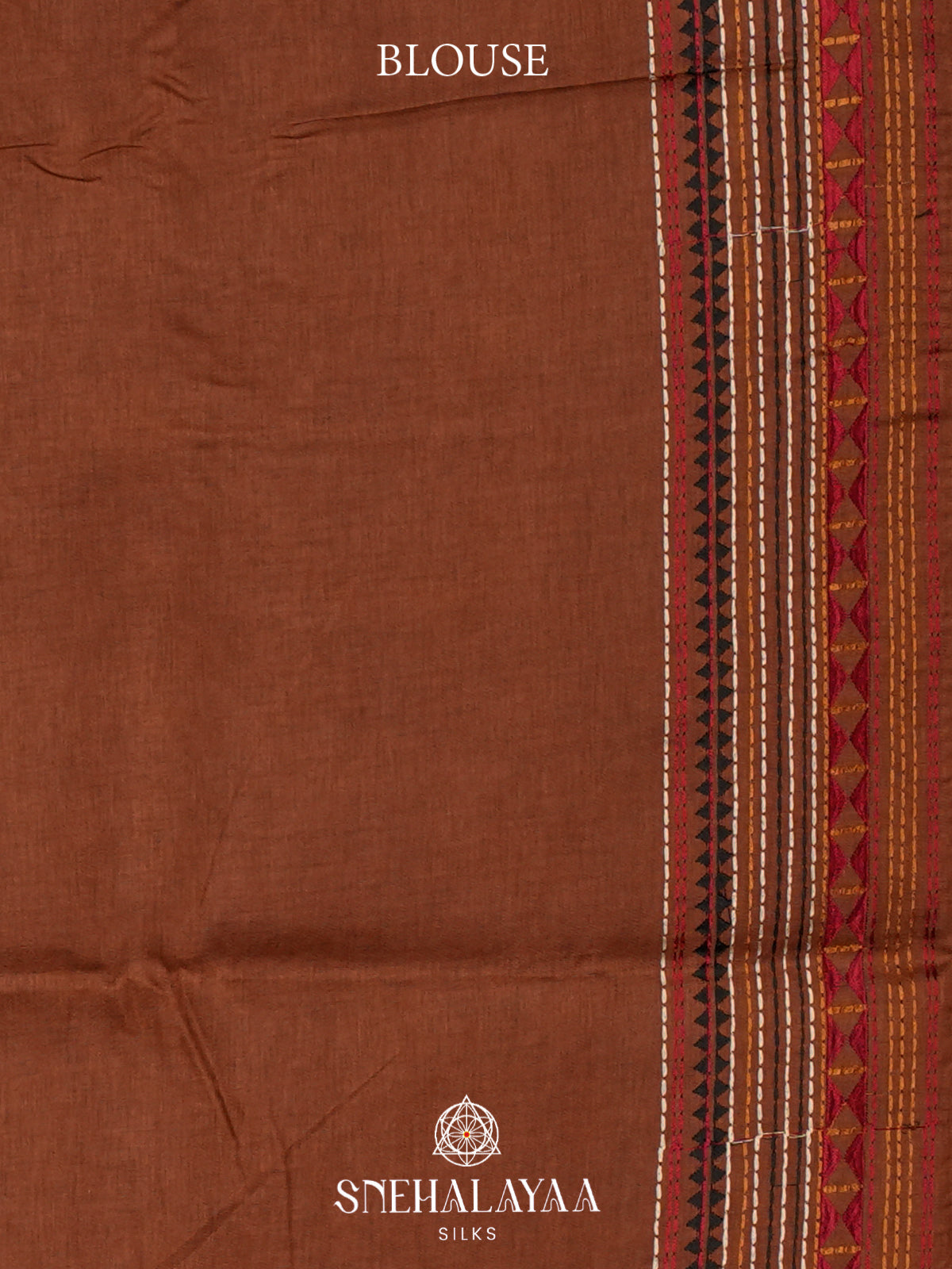 Brown Tussar Saree