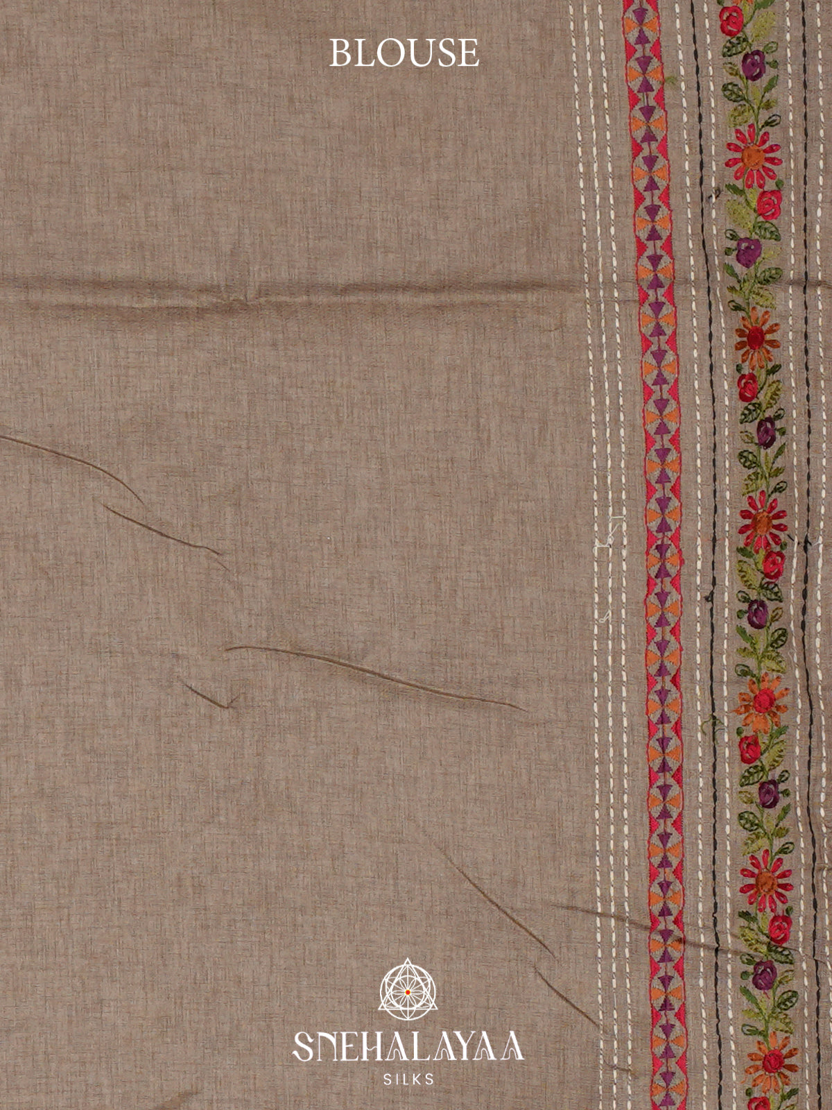 Grey Tussar Saree