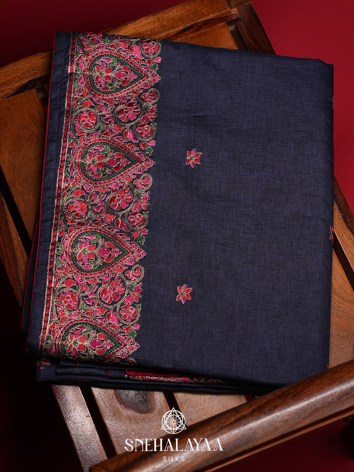 Purple Tussar Saree