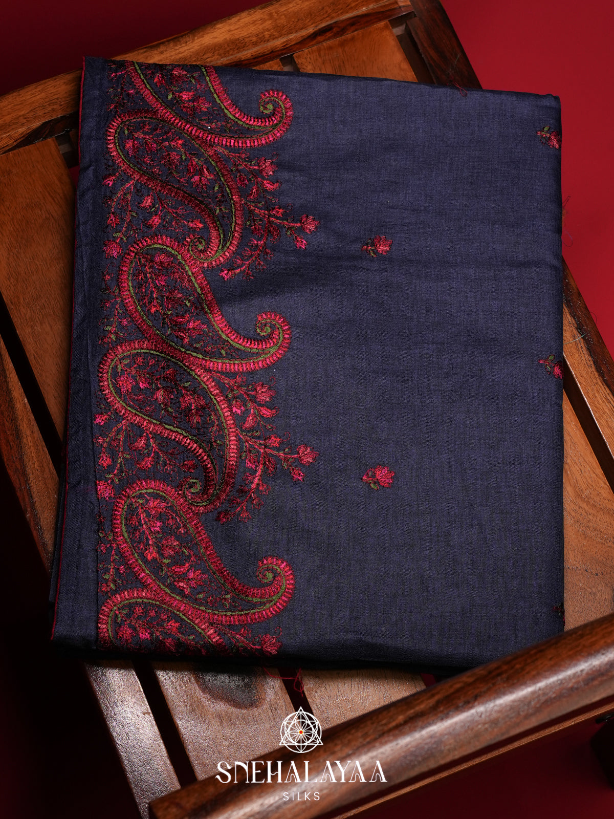 Purple Tussar Saree