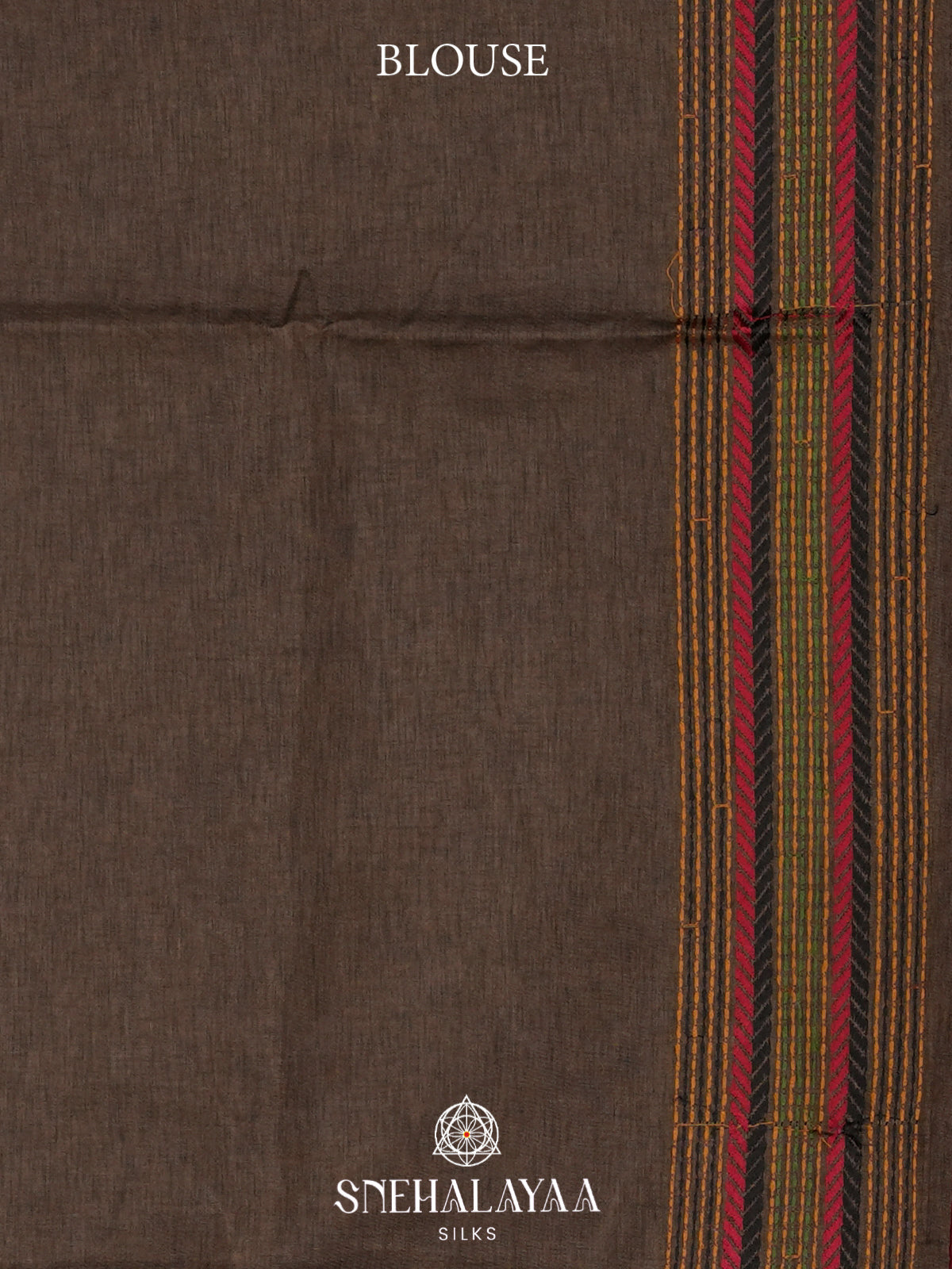 Coffee Brown Tussar Saree