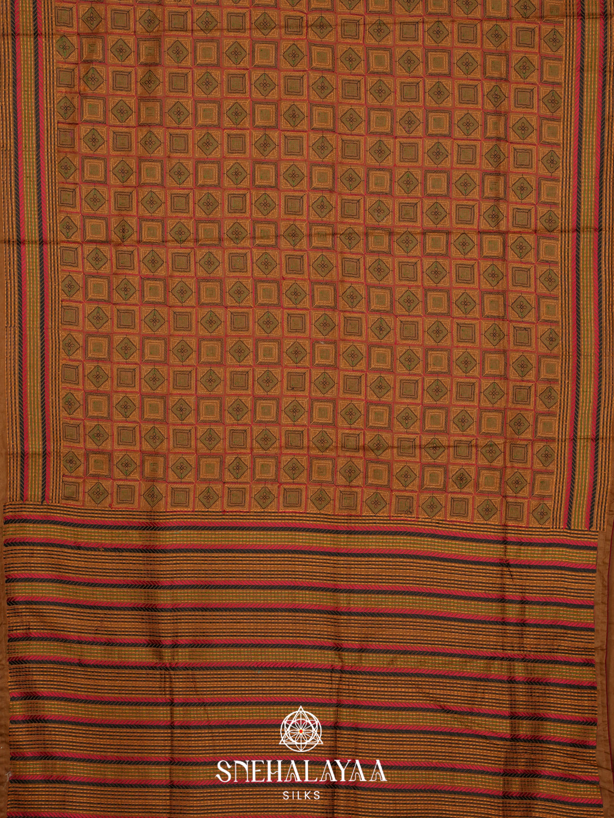Gold Tussar Saree