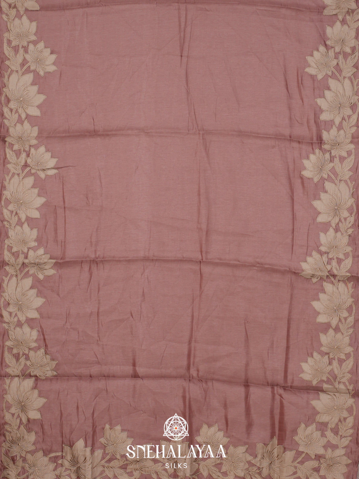 Mauve Raw Silk Saree