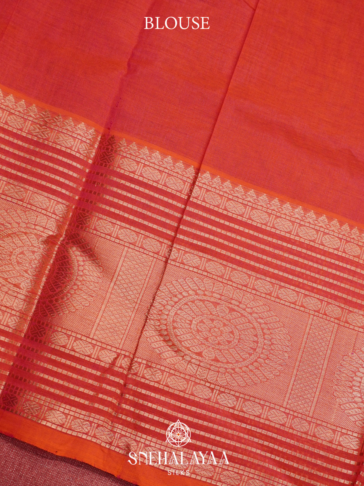 Magenta Mangalagiri Silk Cotton Saree