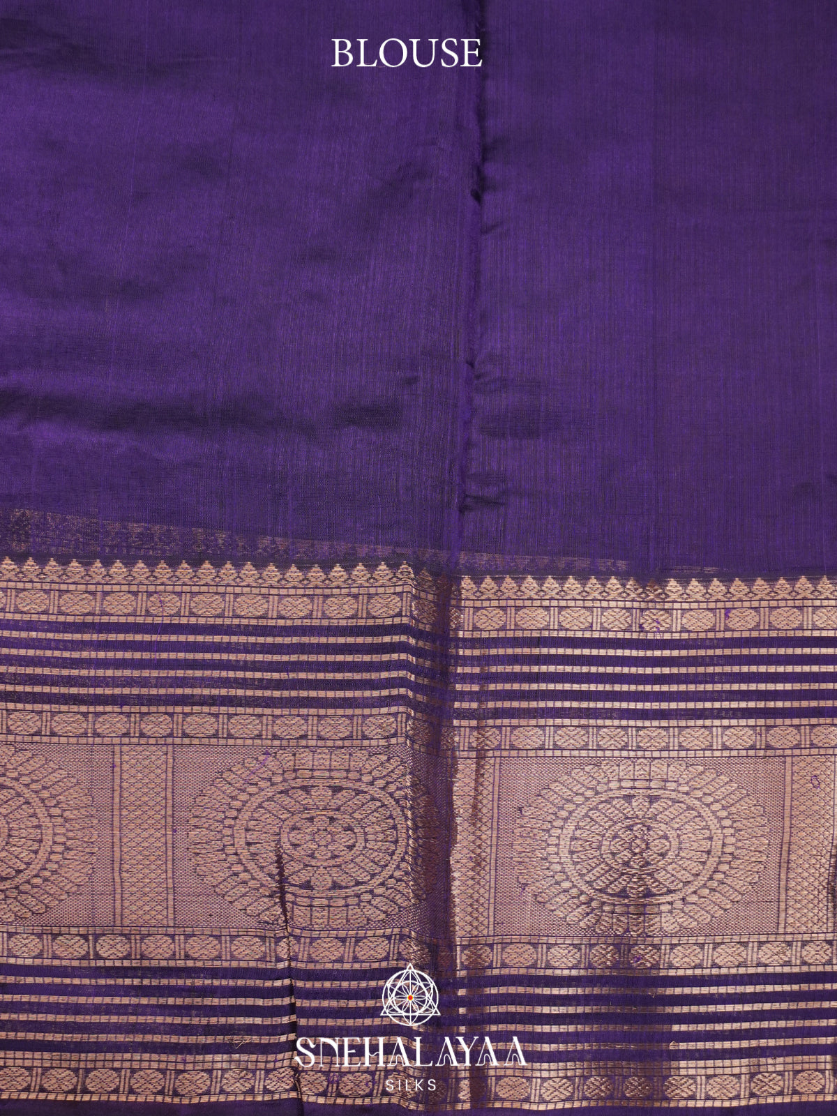 Violet Mangalagiri Silk Cotton Saree