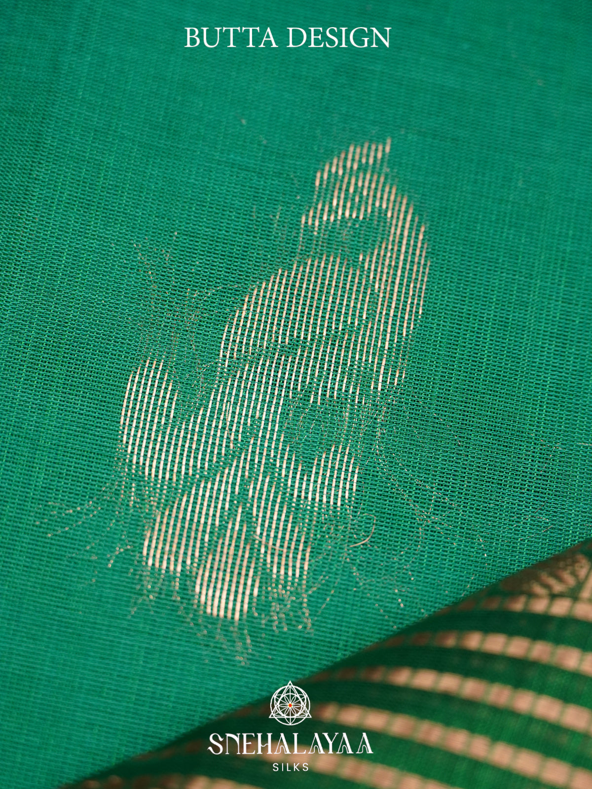 Teal Green Mangalagiri Silk Cotton Saree