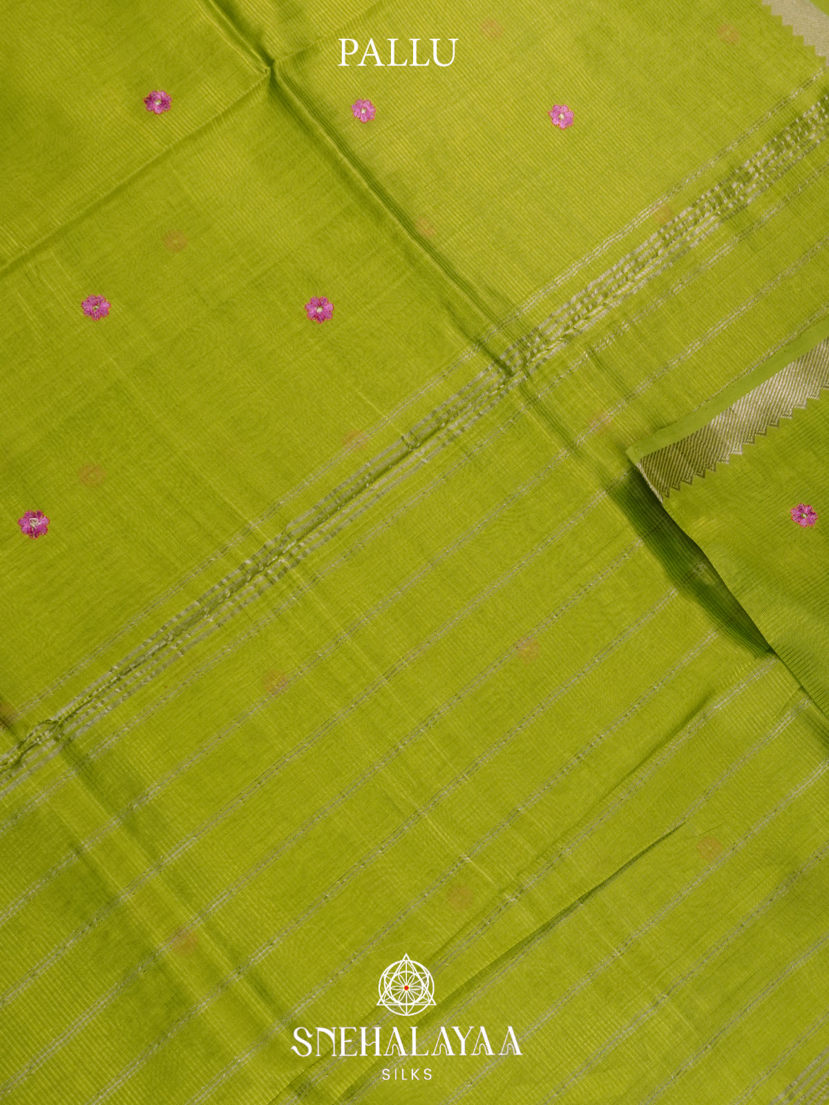 Green Mangalagiri Silk Cotton Saree