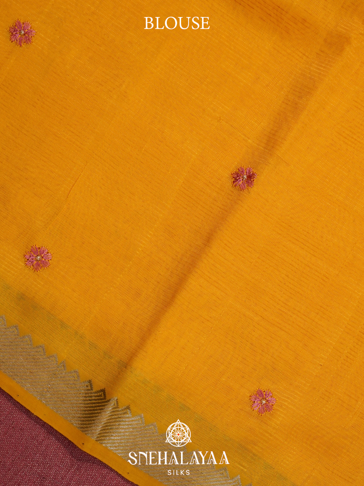 Yellow Mangalagiri Silk Cotton Saree