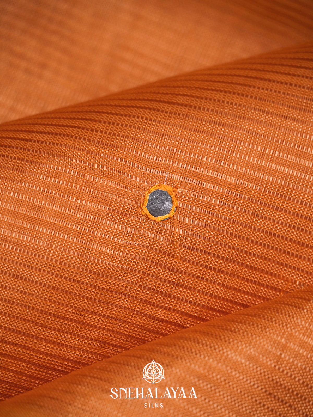 Orange Mangalagiri Silk Cotton Saree