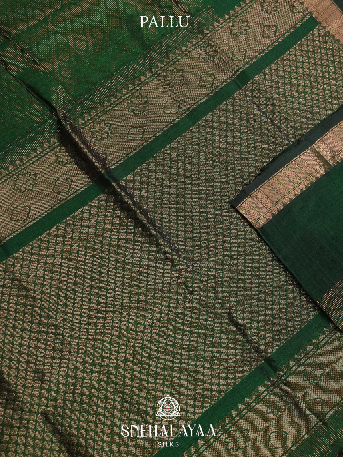 Green Mangalagiri Silk Cotton Saree
