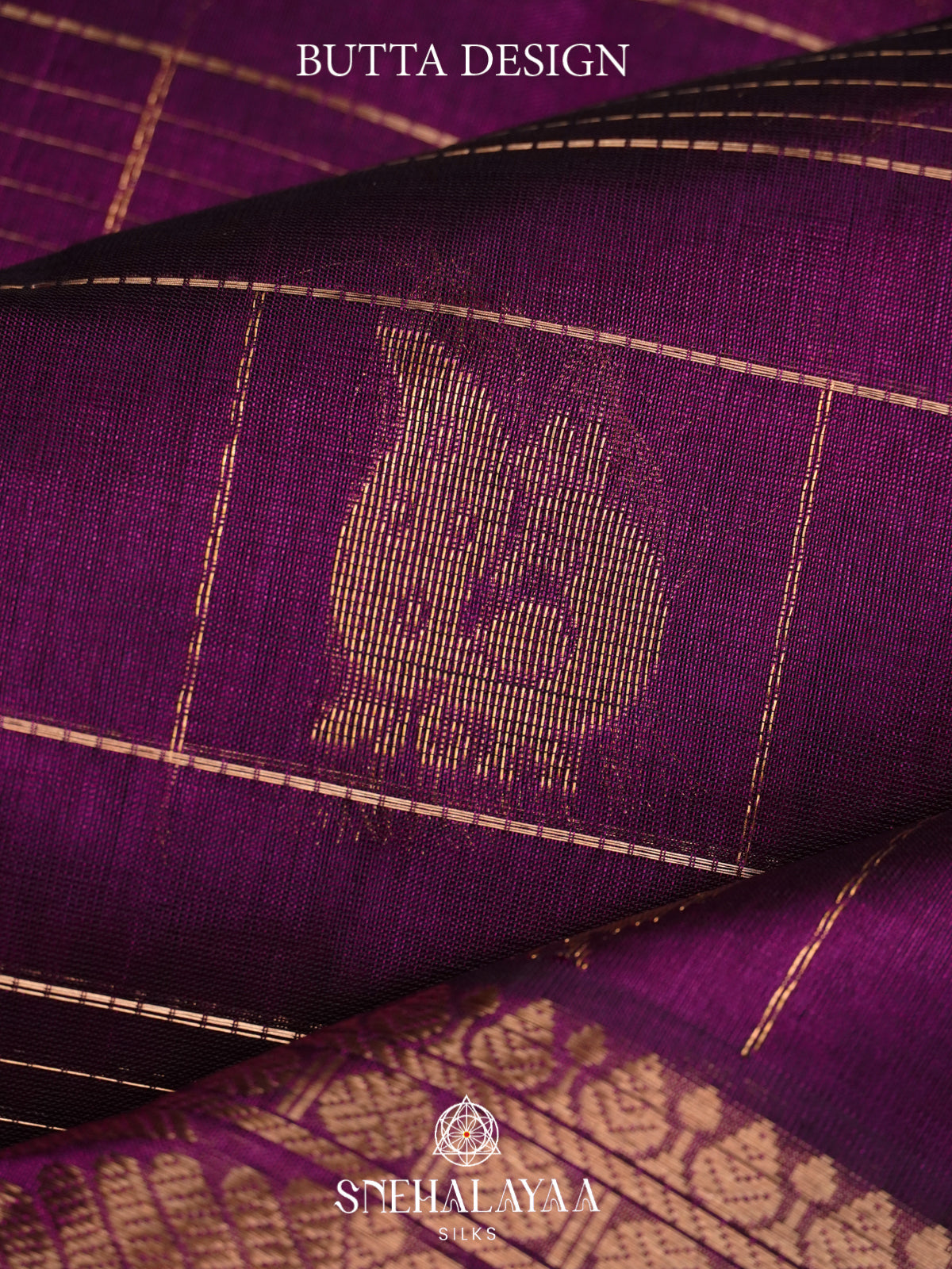 Purple Mangalagiri Silk Cotton Saree