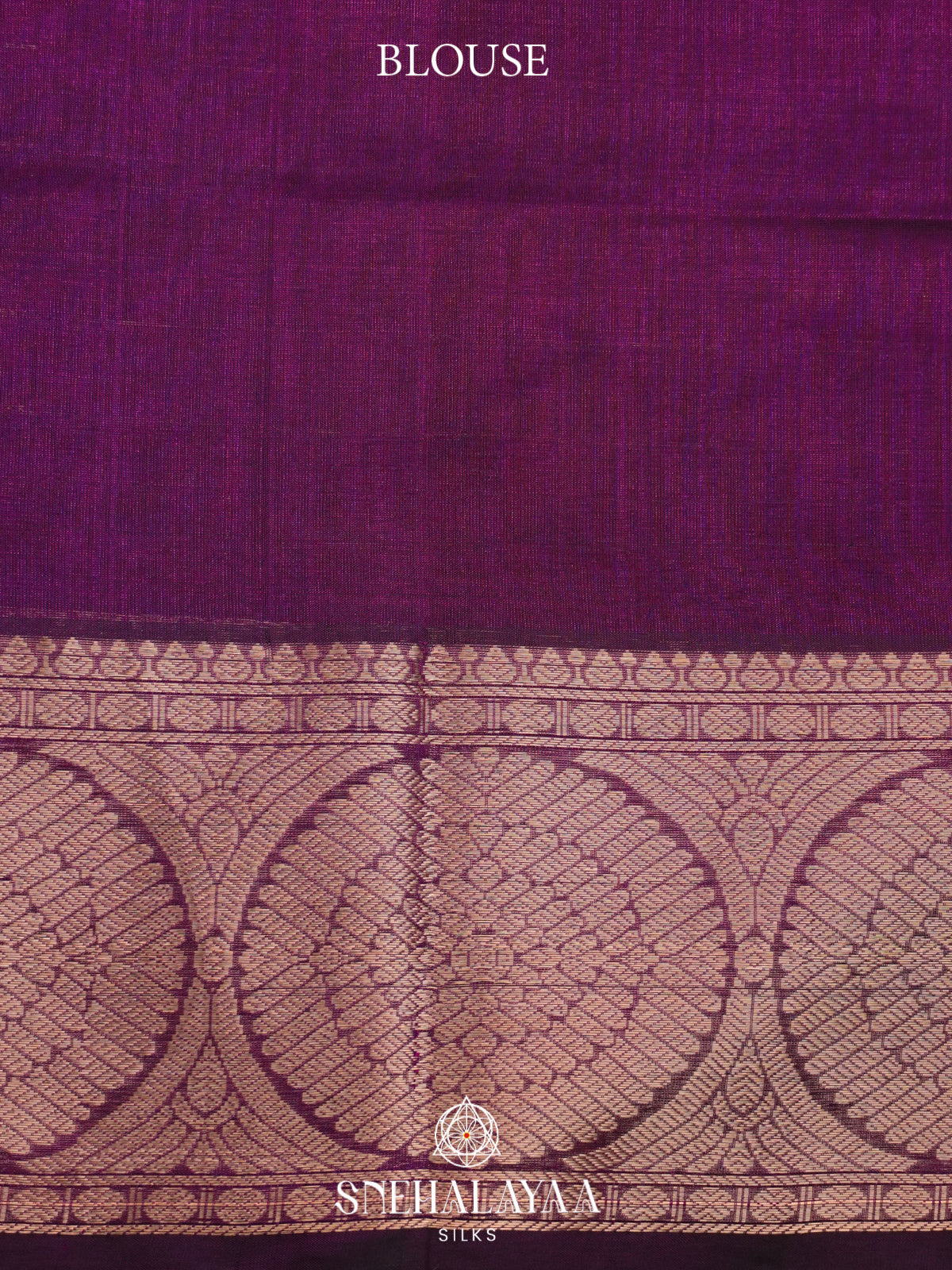 Purple Mangalagiri Silk Cotton Saree