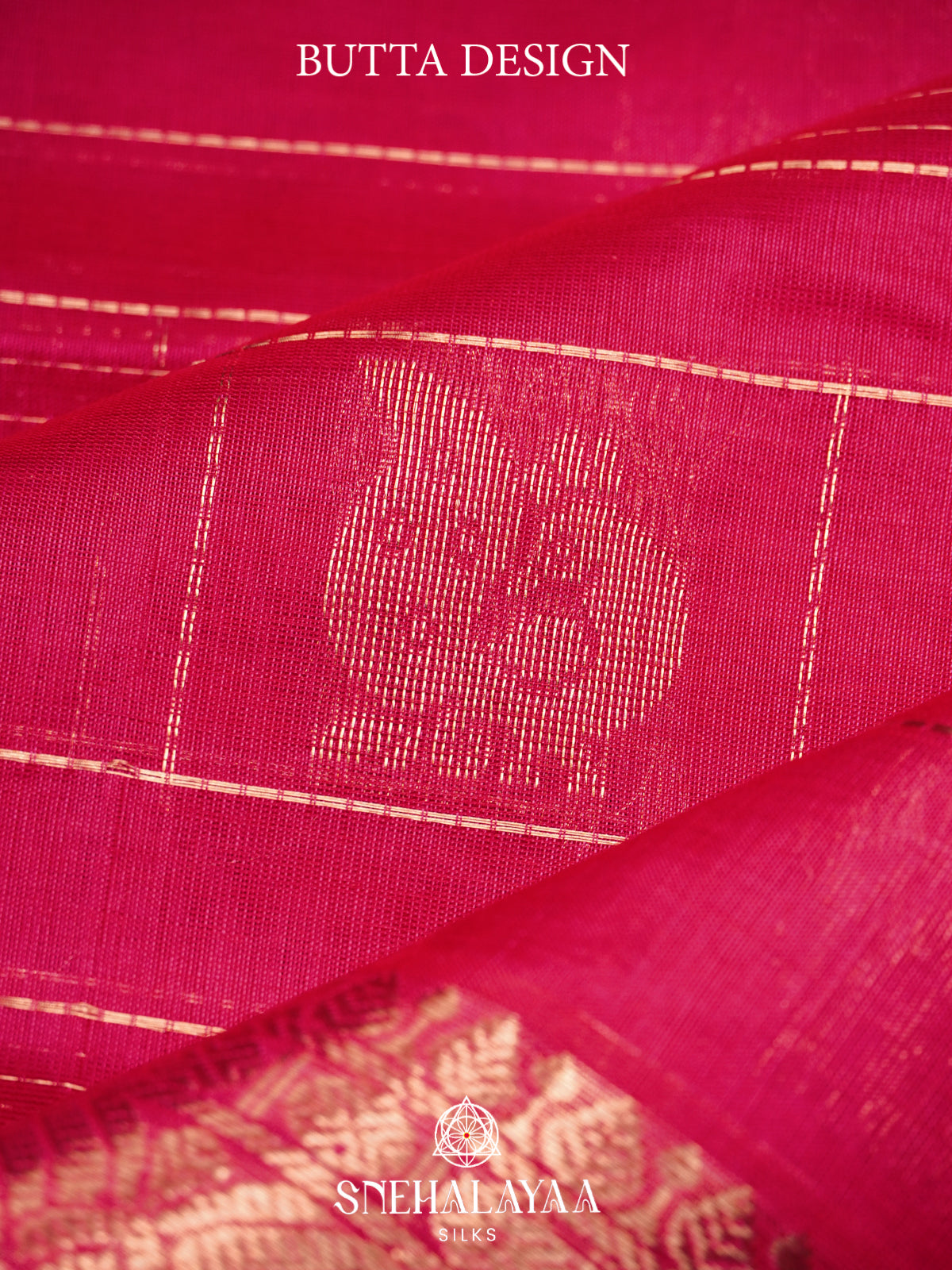 Magenta Mangalagiri Silk Cotton Saree