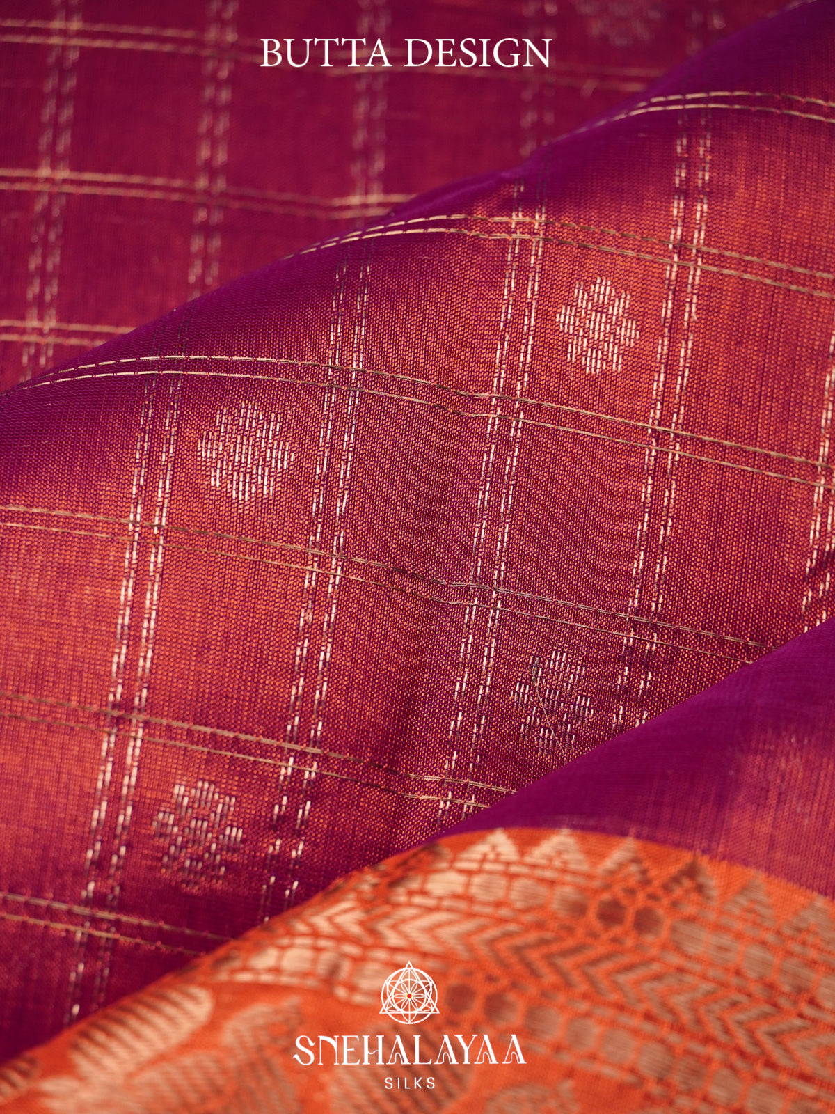 Copper Brown Mangalagiri Silk Cotton Saree