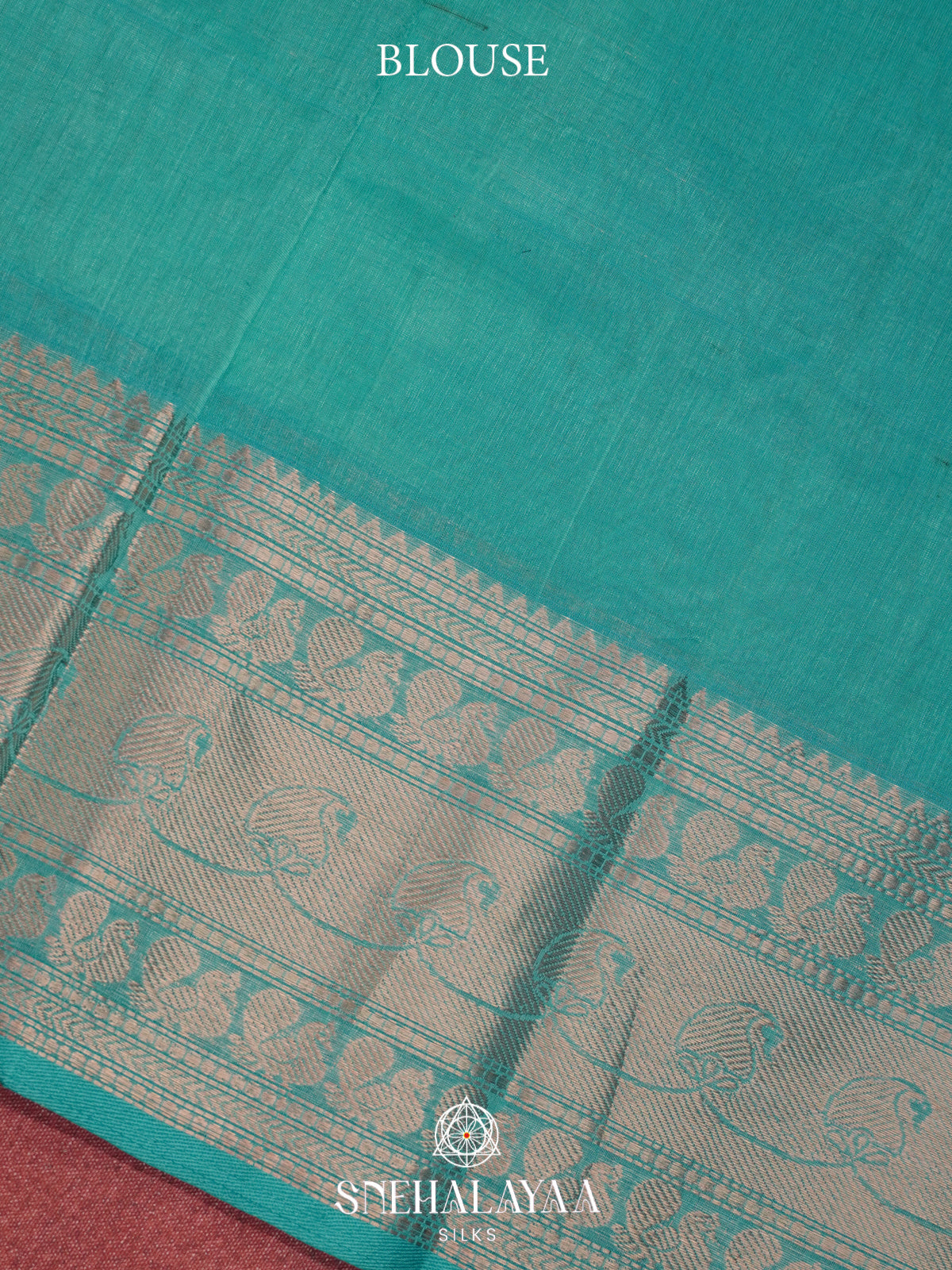 Aqua Mint Mangalagiri Silk Cotton Saree