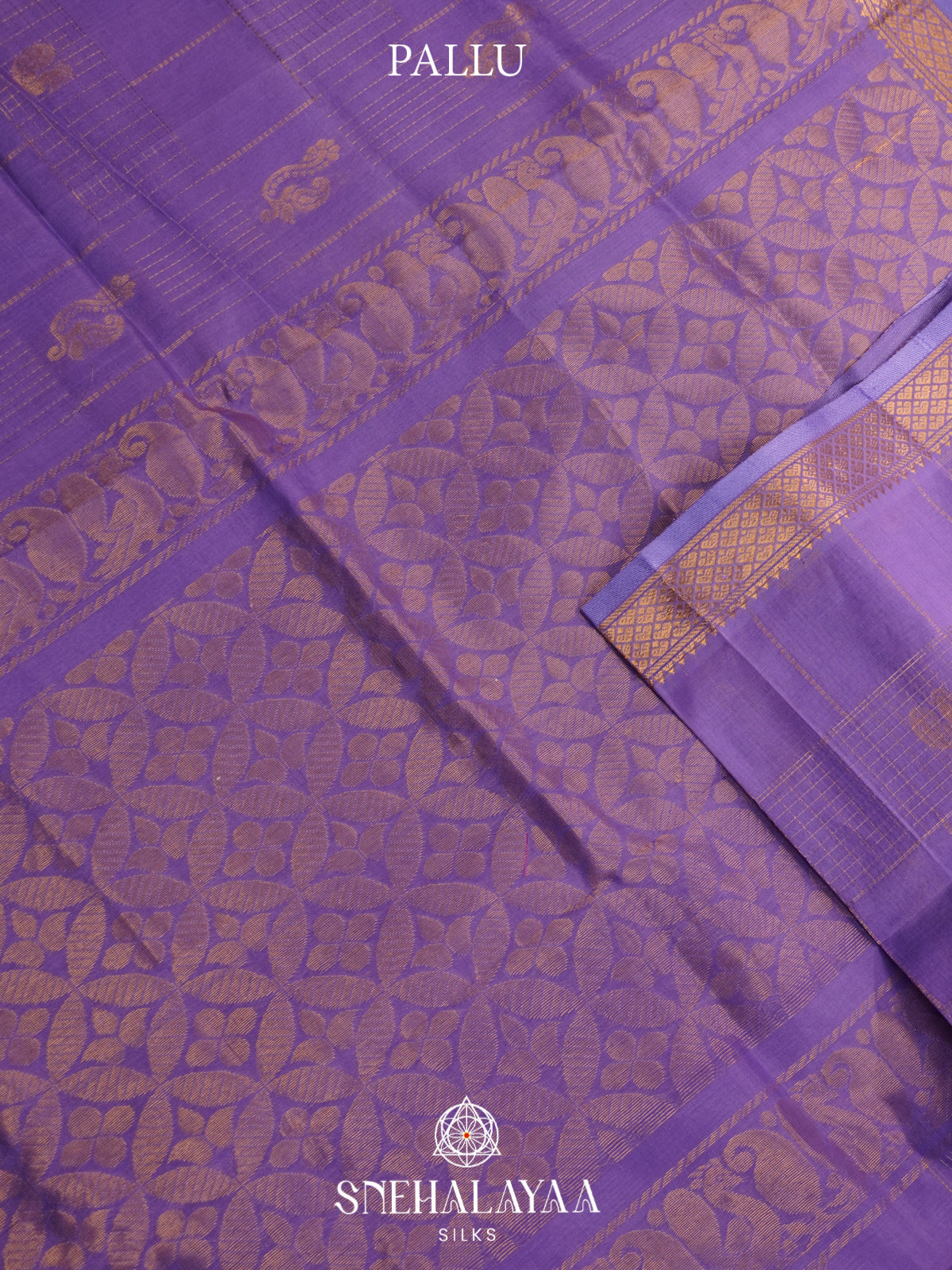 Violet Mangalagiri Silk Cotton Saree