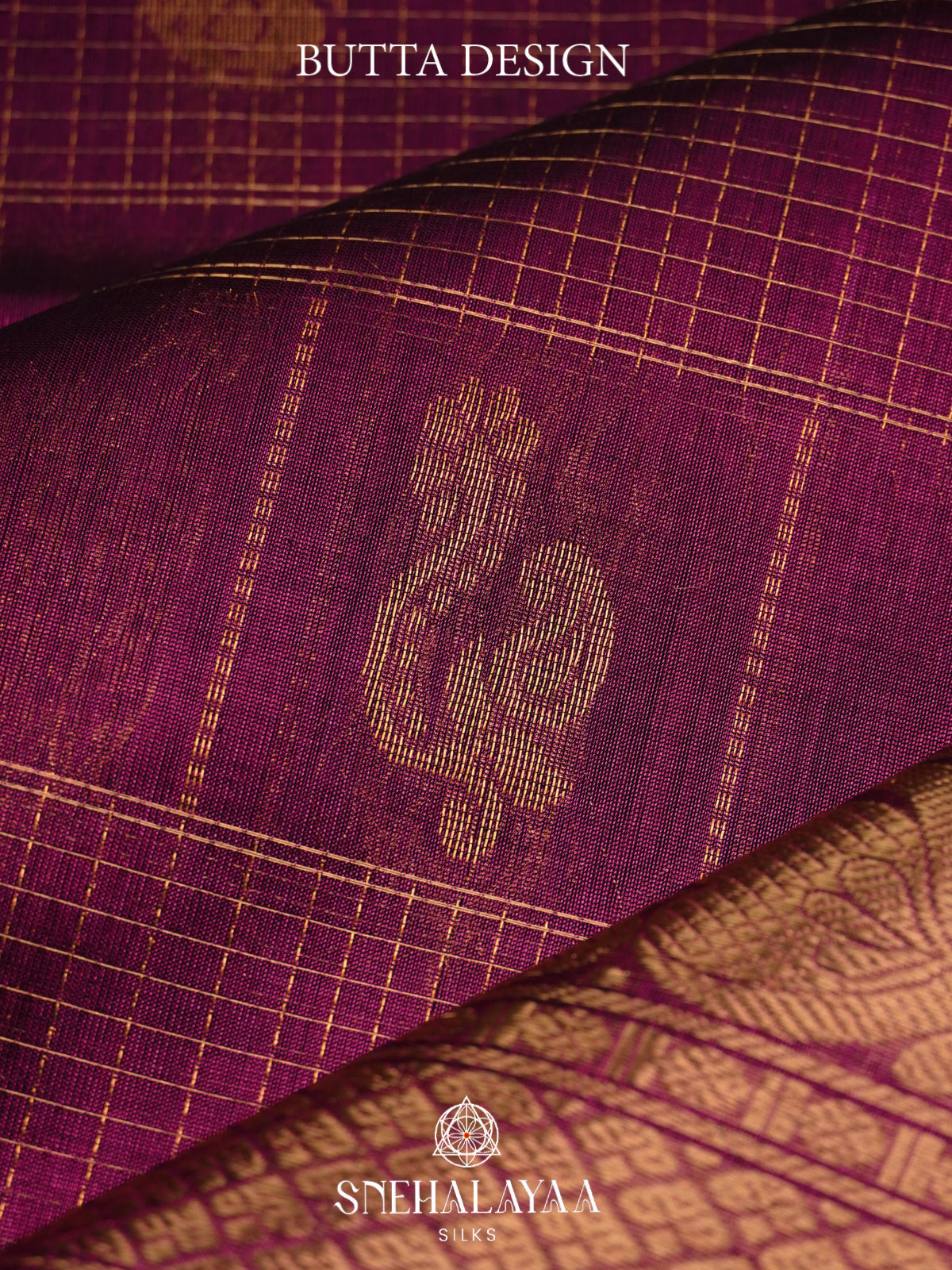 Purple Mangalagiri Silk Cotton Saree