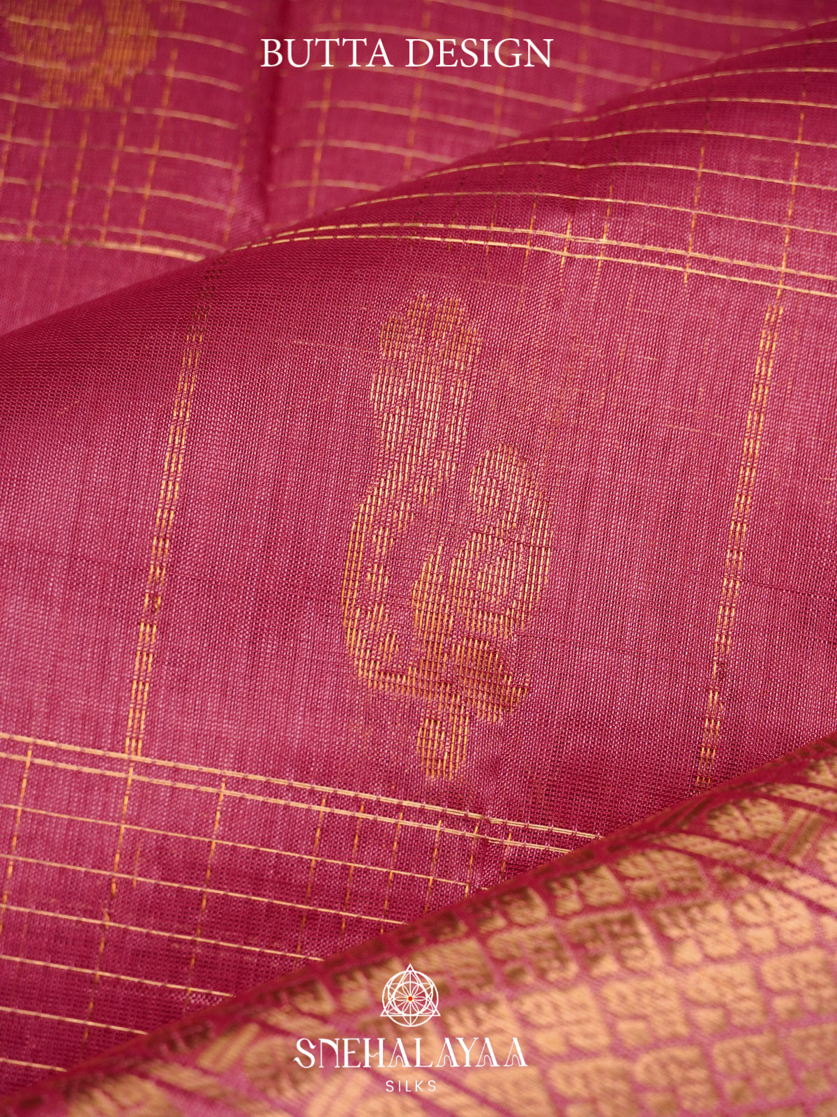 Rosewood Pink Mangalagiri Silk Cotton Saree