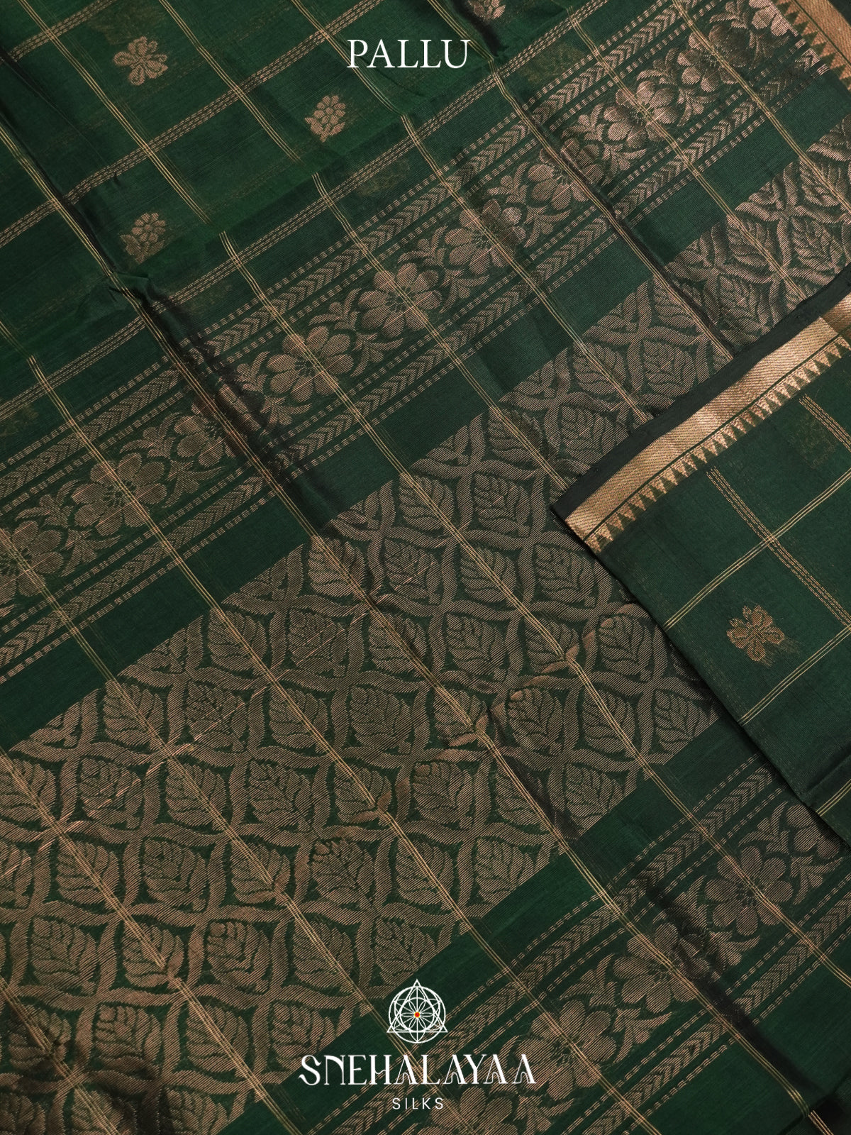 Green Mangalagiri Silk Cotton Saree