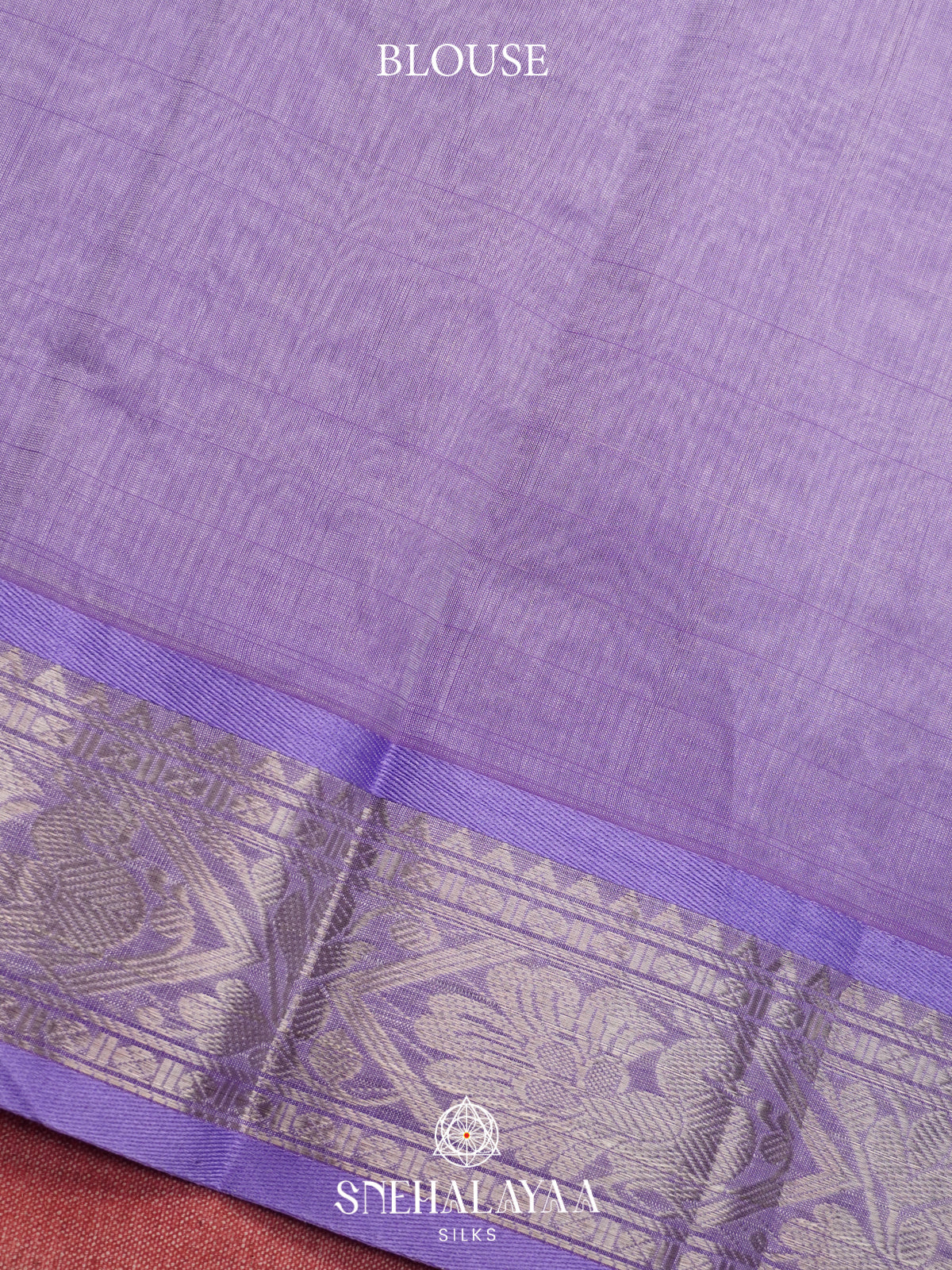 Lavender Mangalagiri Silk Cotton Saree