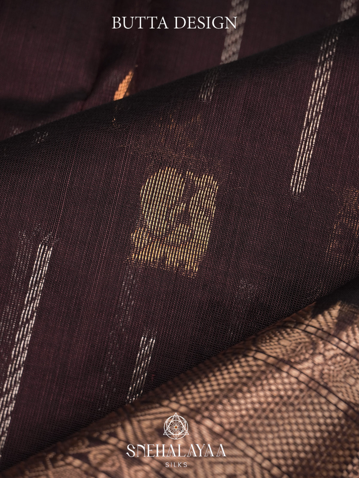 Coffee Brown Mangalagiri Silk Cotton Saree