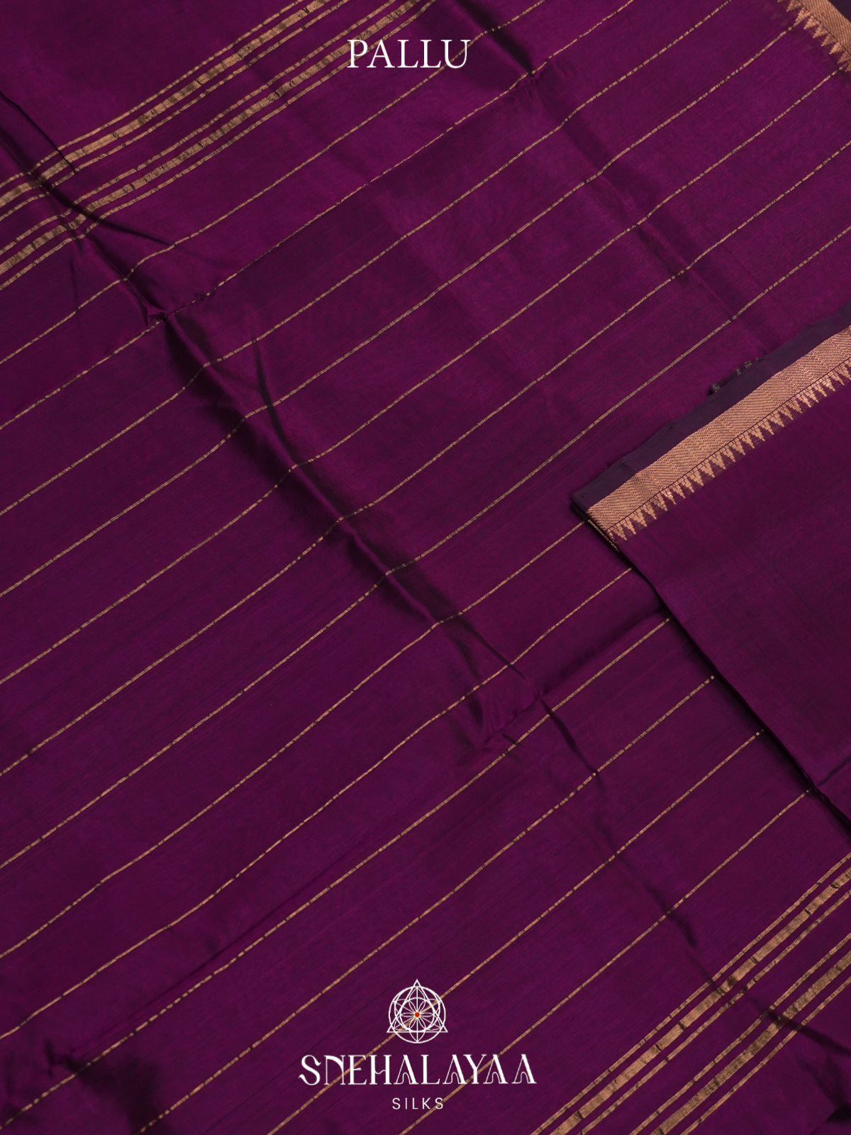 Purple Mangalagiri Silk Cotton Saree