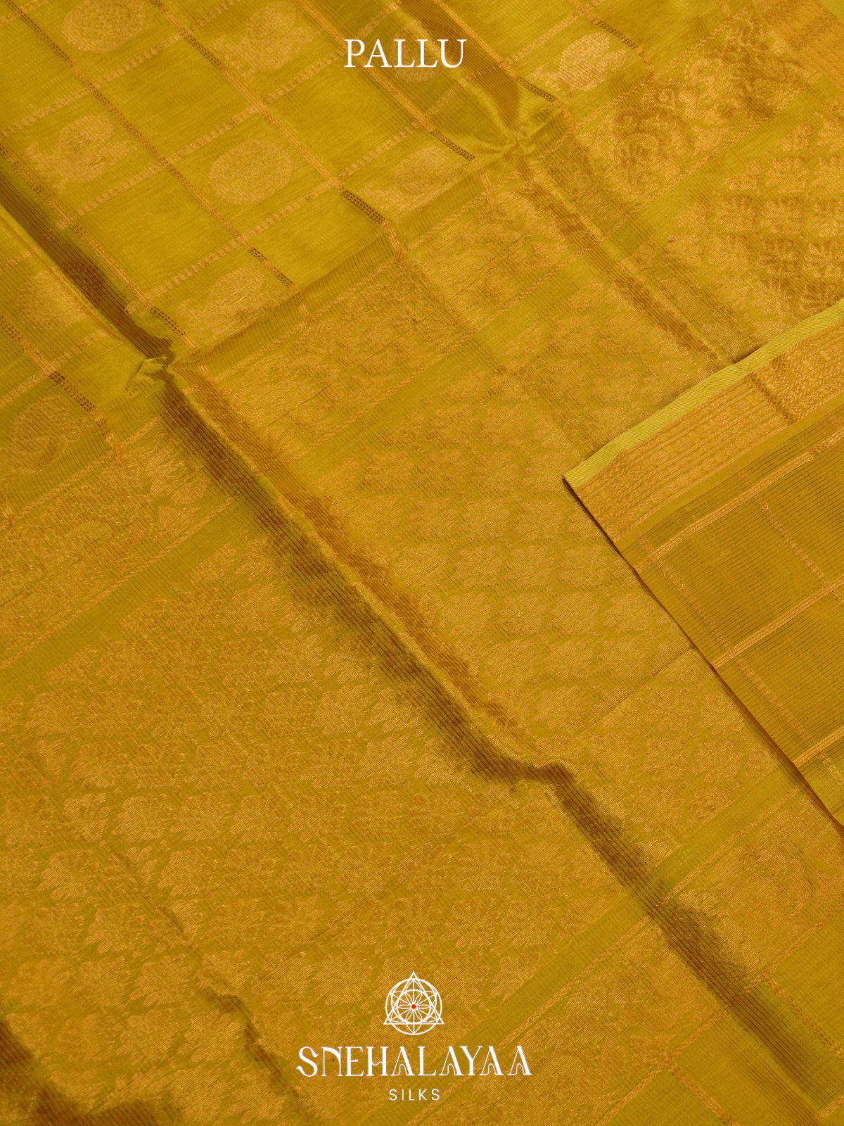 Lime Green Mangalagiri Silk Cotton Saree