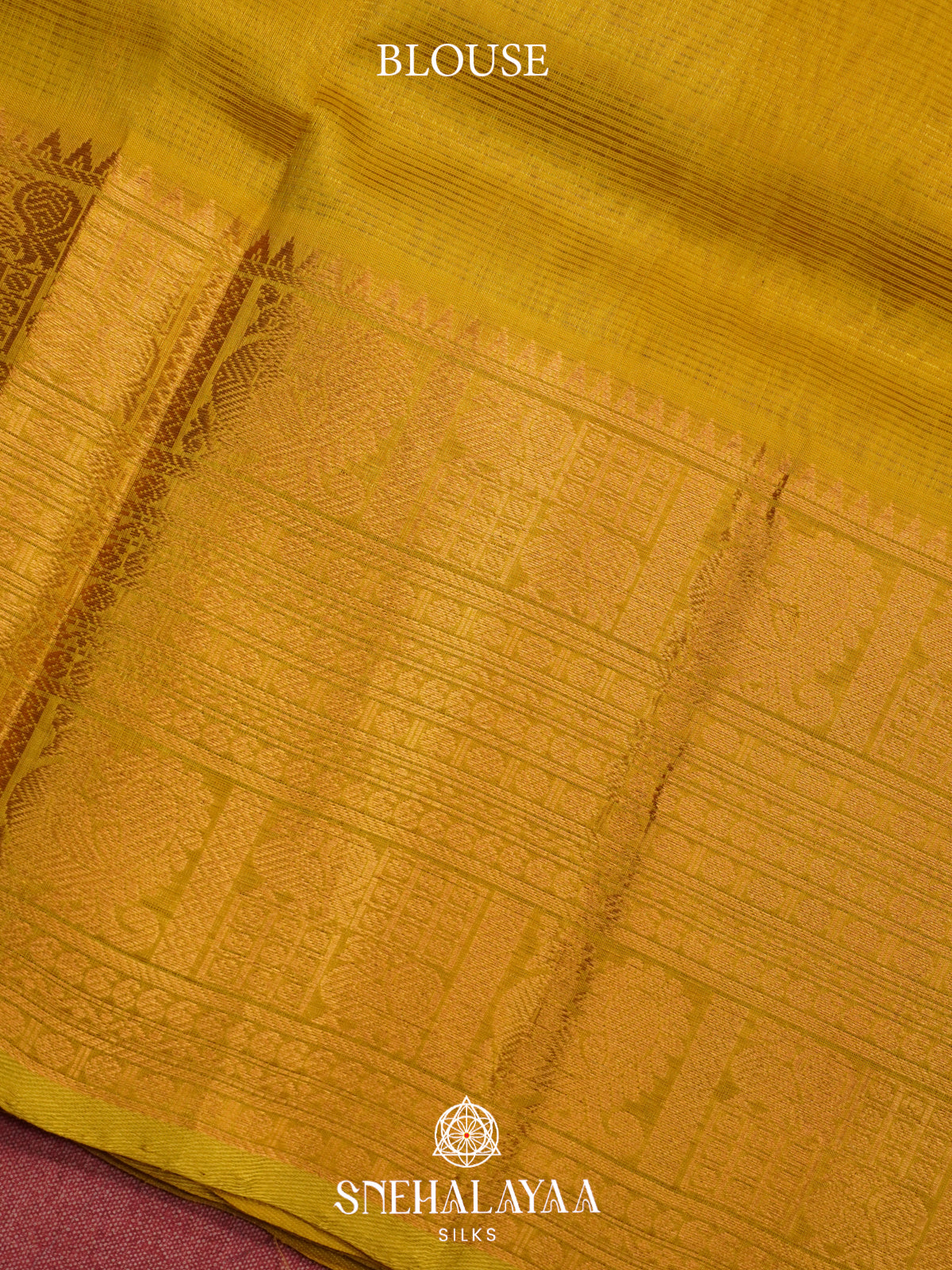 Lime Green Mangalagiri Silk Cotton Saree