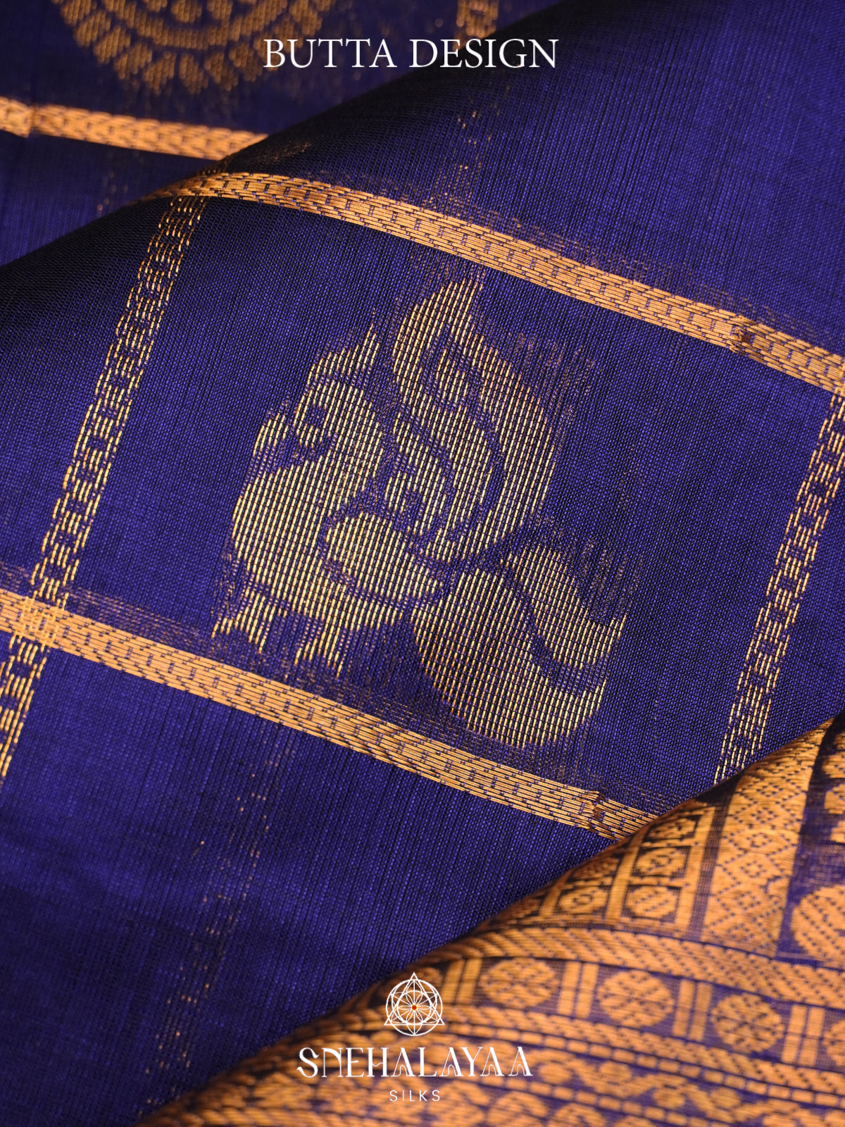 Blue Mangalagiri Silk Cotton Saree