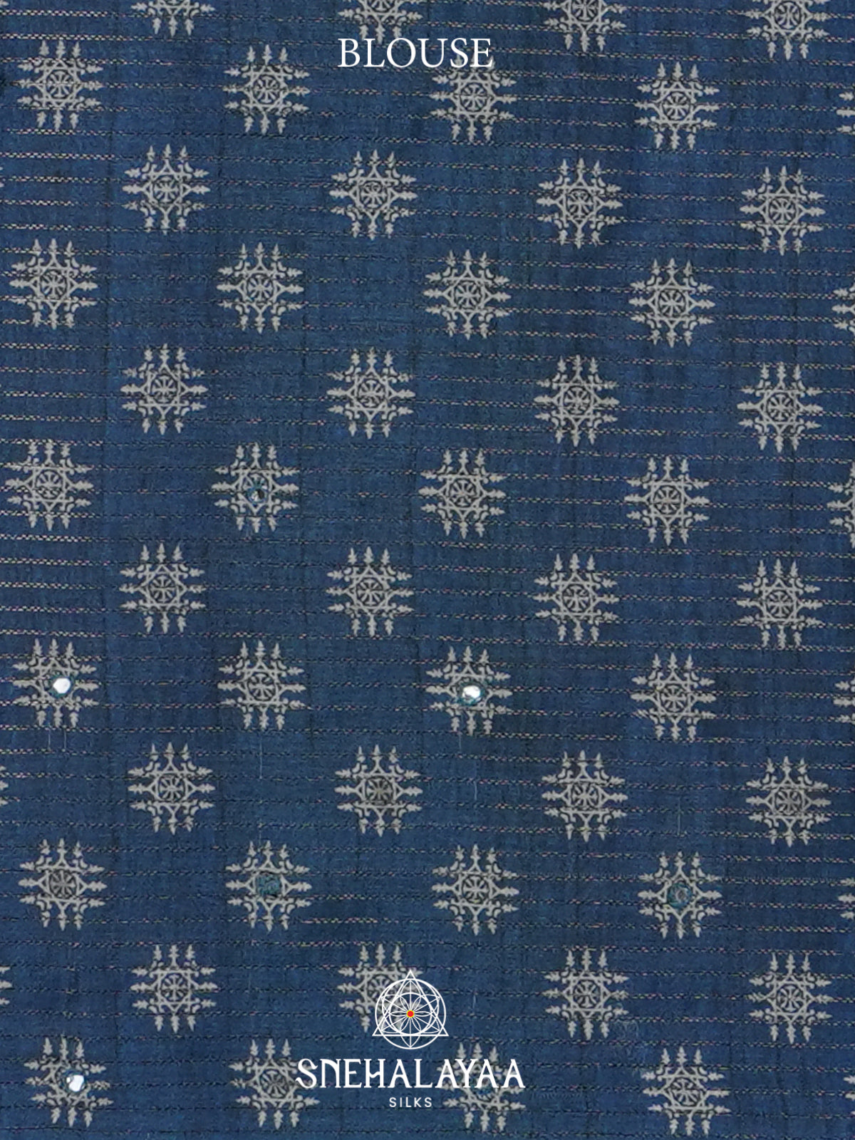Pale Blue Tussar Saree