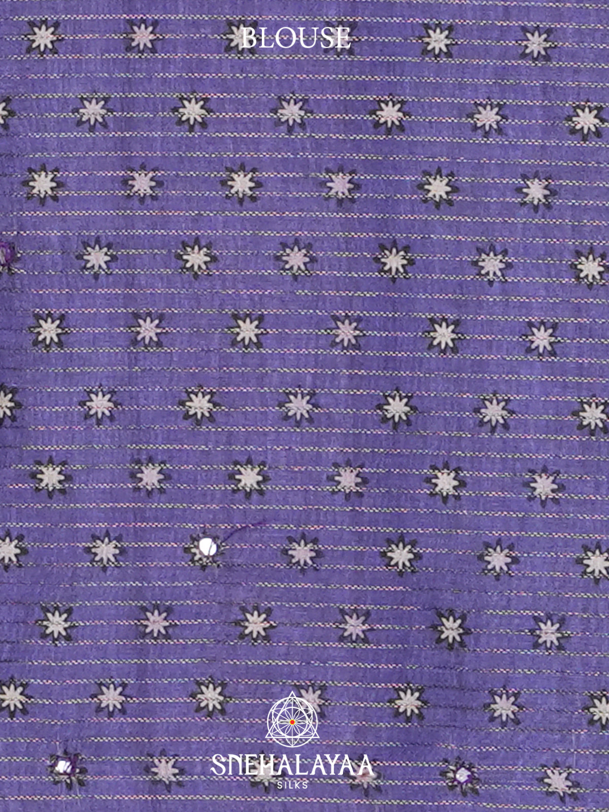 Beige With Purple Tussar Saree