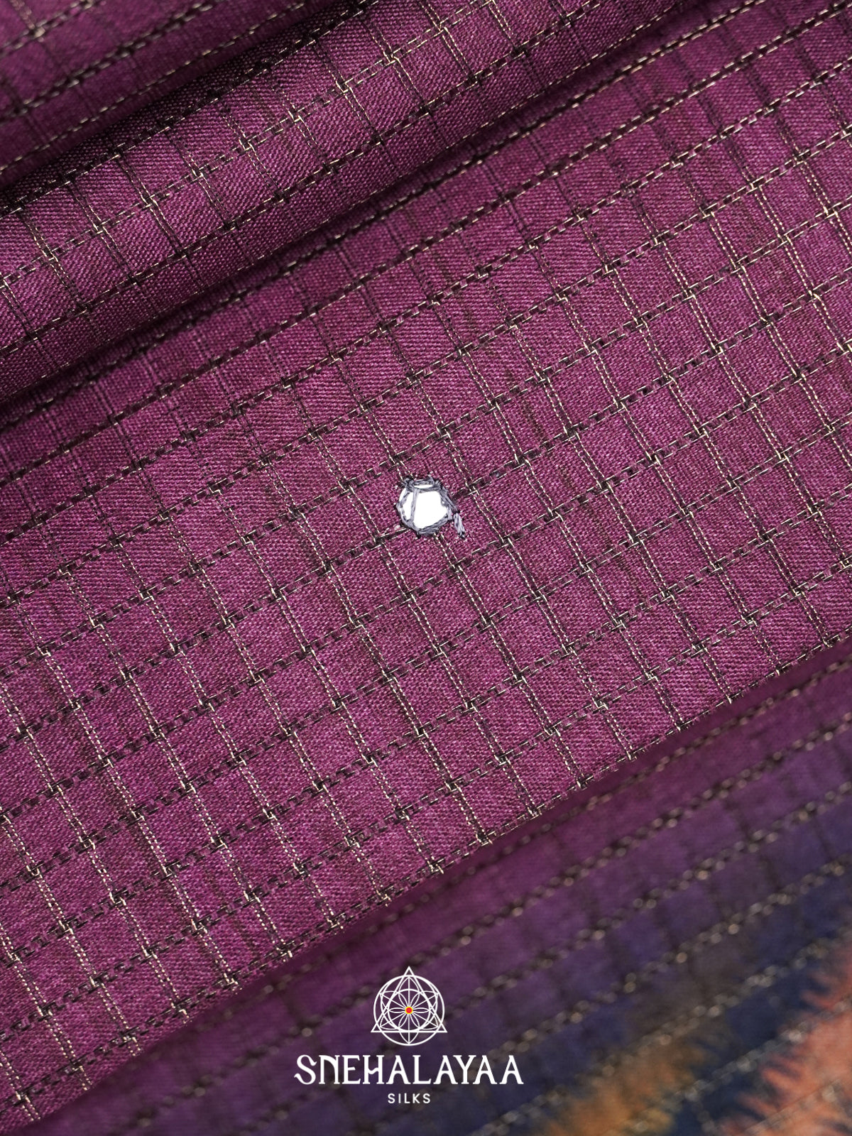 Wine Tussar Saree