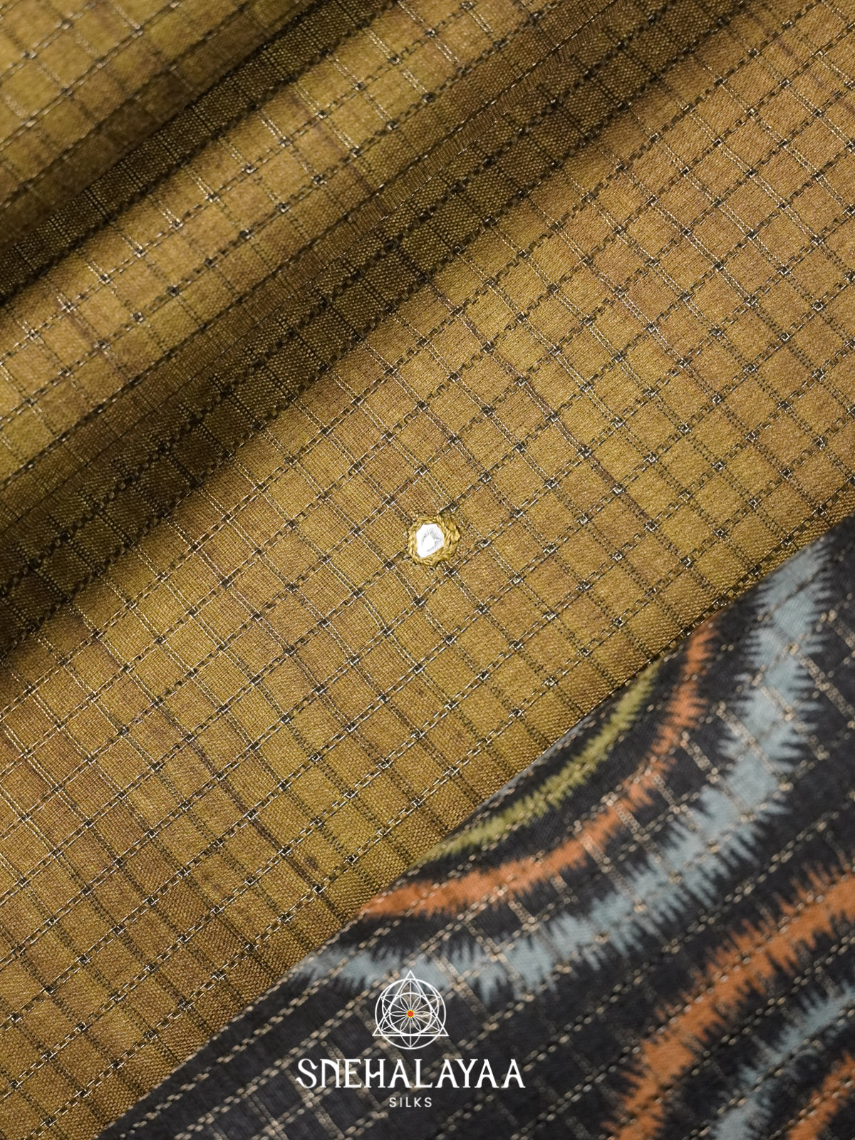 Yellow Tussar Saree