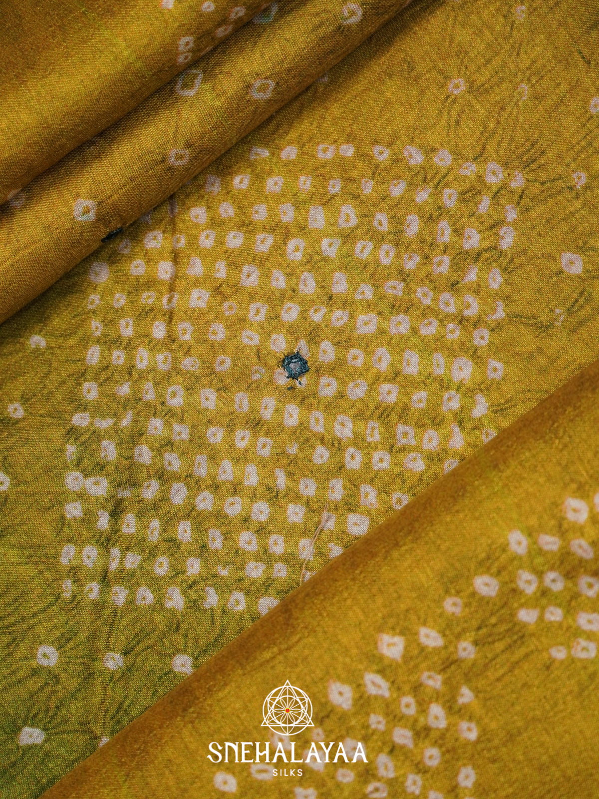 Mehandi Green Tussar Saree