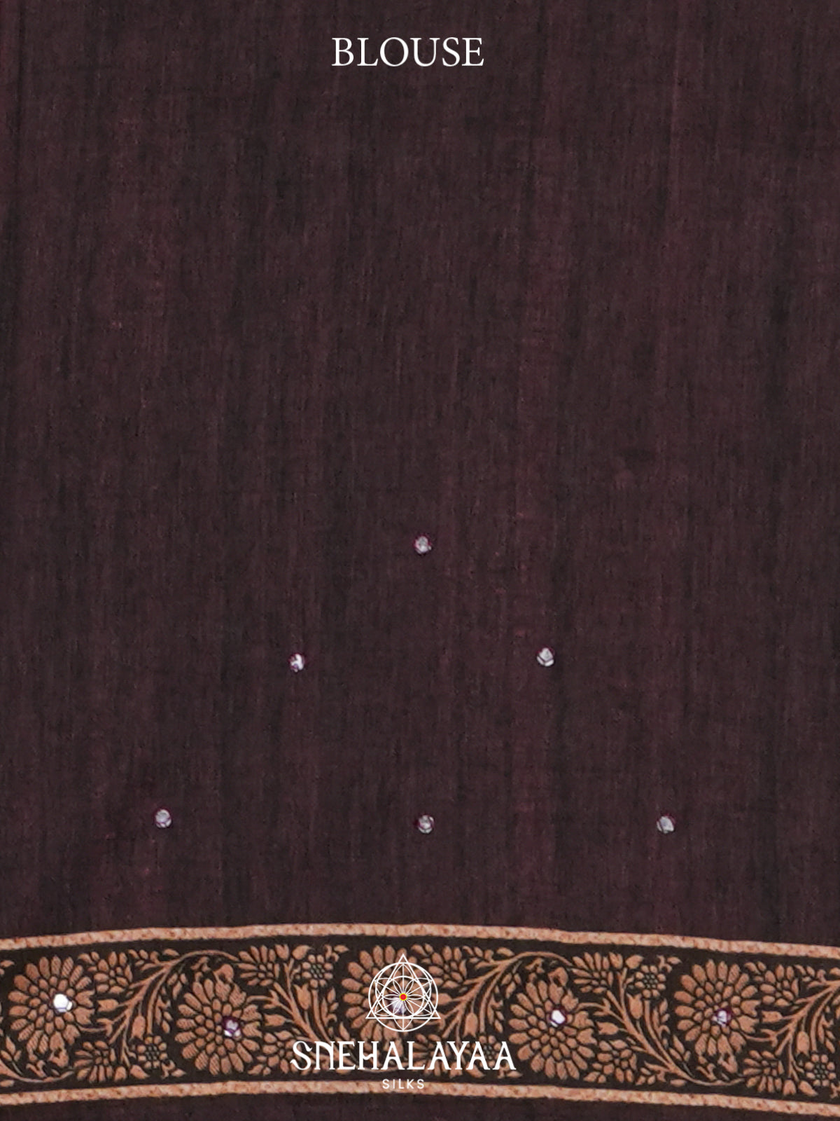 Wine Tussar Saree